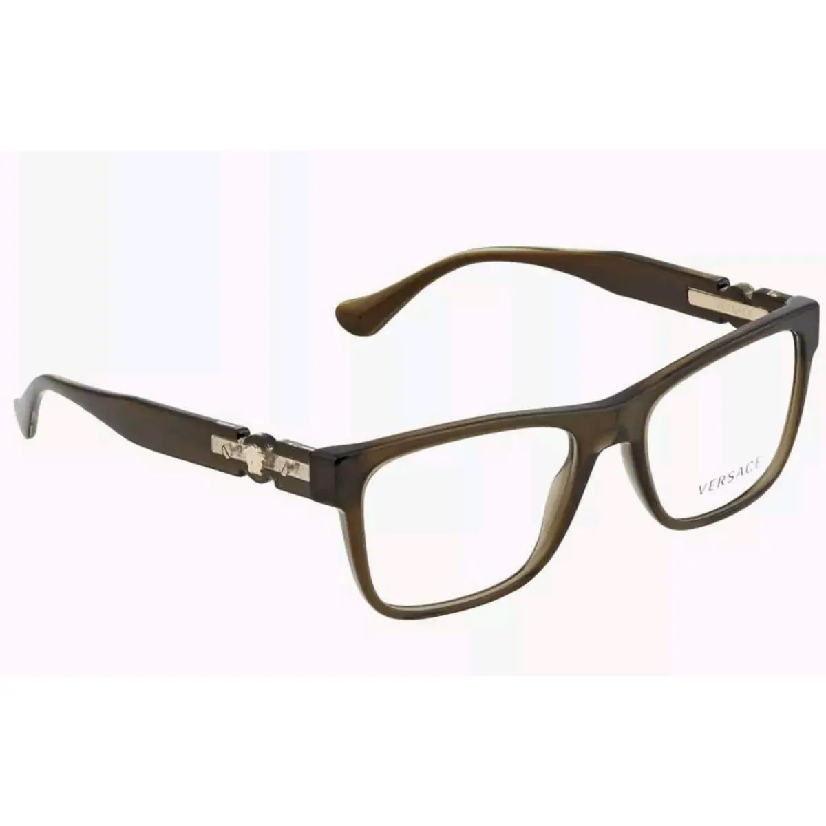 Versace Mod 3303 200 Eyeglasses Transparent Green 53-18-140 Good Price