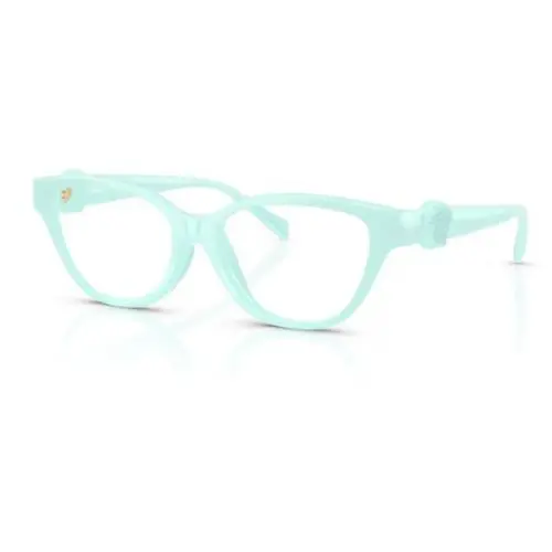 Versace VK3011U 5528 Eyeglasses Youth Kids Girl`s Light Blue/green Full Rim 49mm