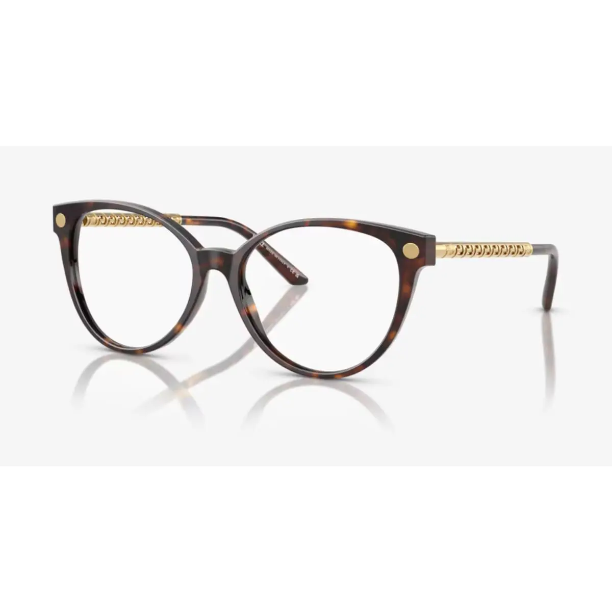 Versace VE 3353 108 Tortoise Cat Eye Women`s Eyeglasses 52mm