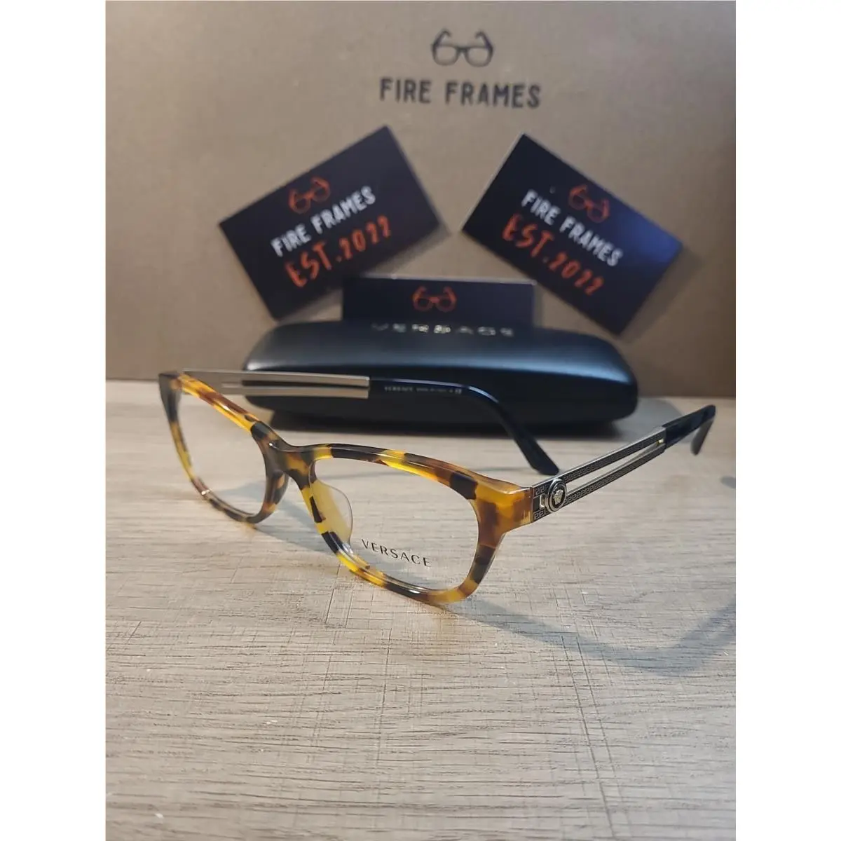 Versace Mod. 3220-A 5119 Tortoise Eyeglasses Frames Versace Glasses 54-16-140