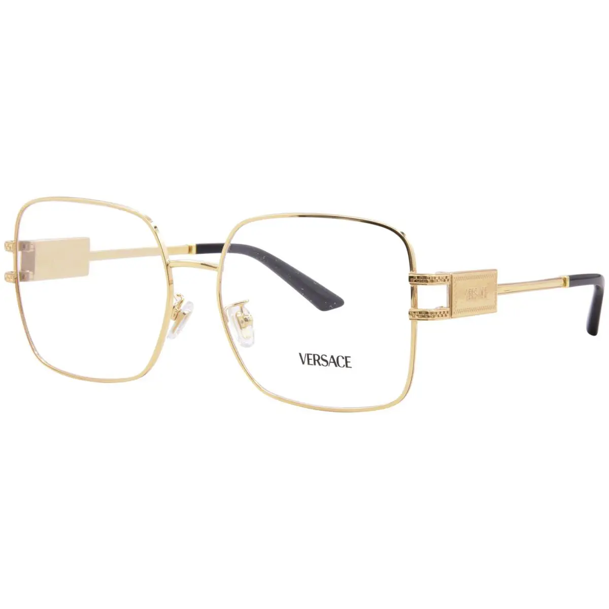 Versace VE1303D 1002 Eyeglasses Women`s Gold Full Rim Square Shape 56mm