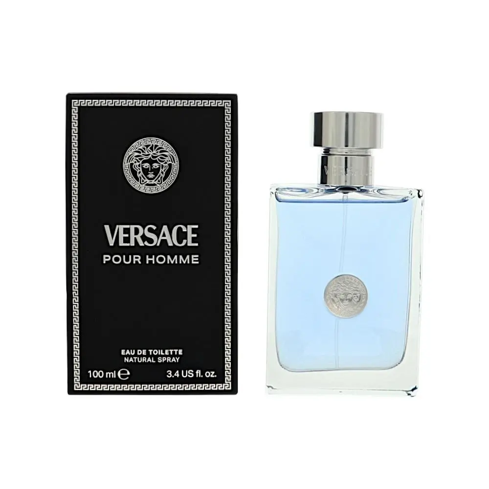 Pour Homme  Box For Men 3.4 Oz Eau De Toilette Spray by Versace