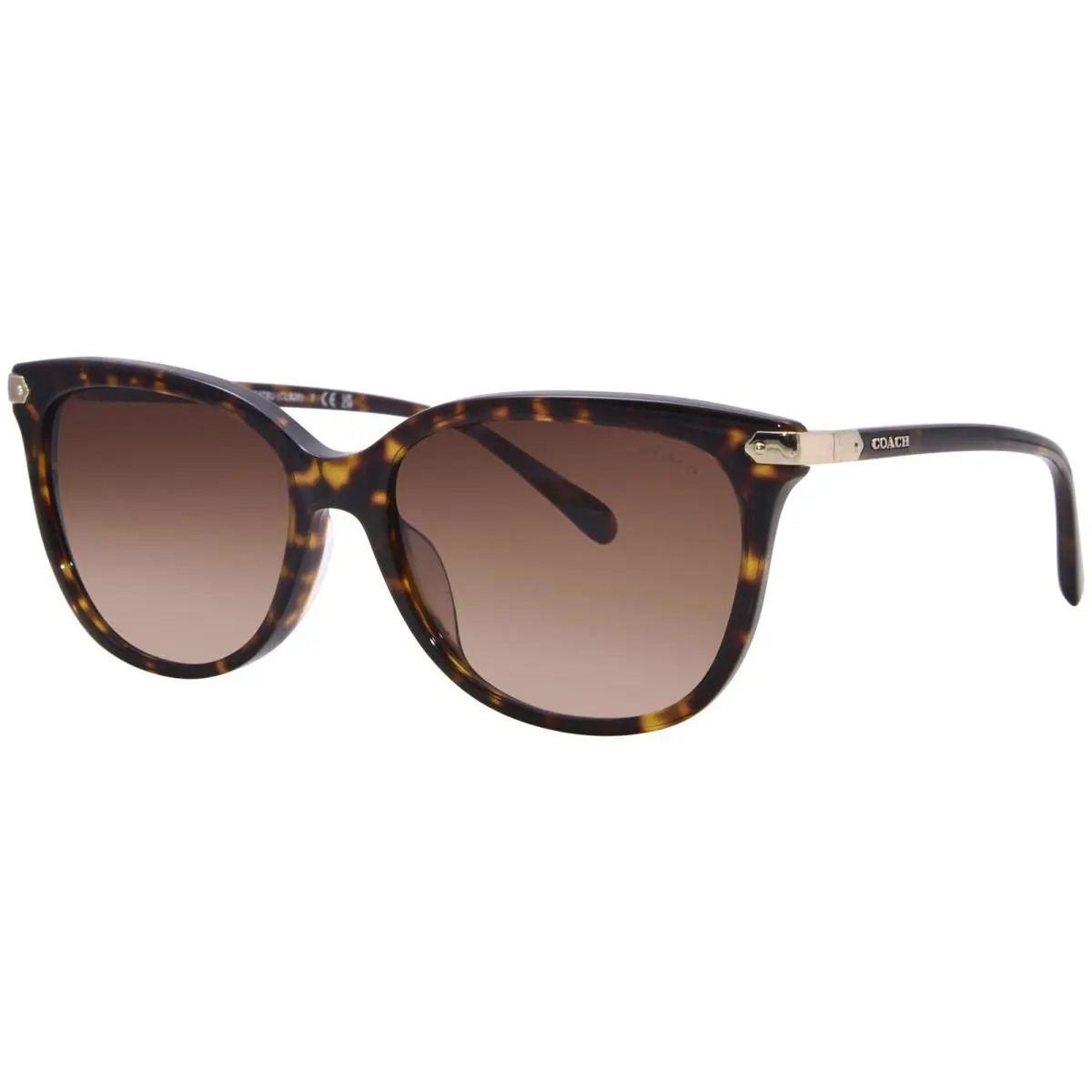 Coach CL926 HC8378U 512074 Sunglasses Women`s Dark Tortoise/brown Gradient 57mm