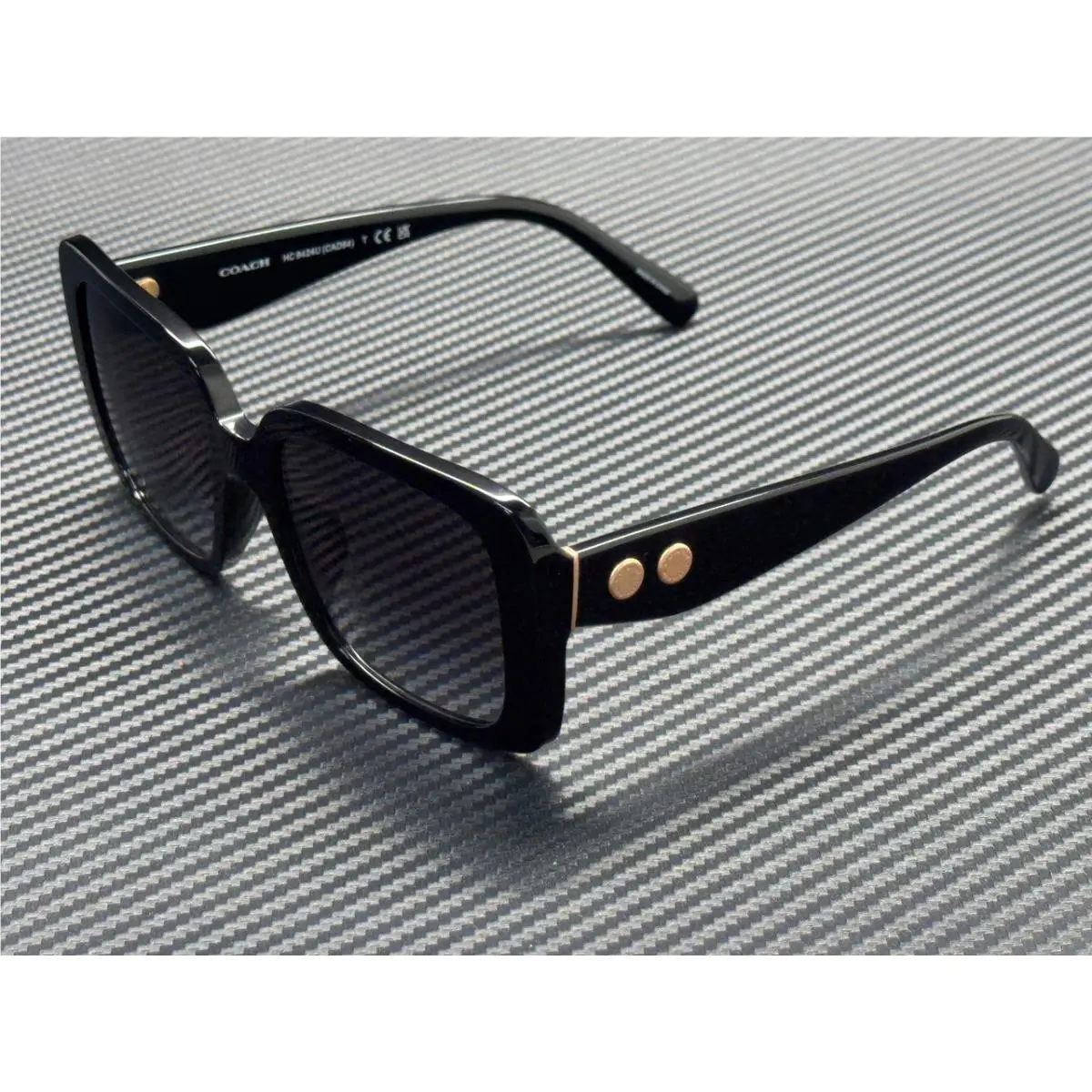 Coach HC8424U 50023C Black Grey Gradient Women`s 54 mm Sunglasses
