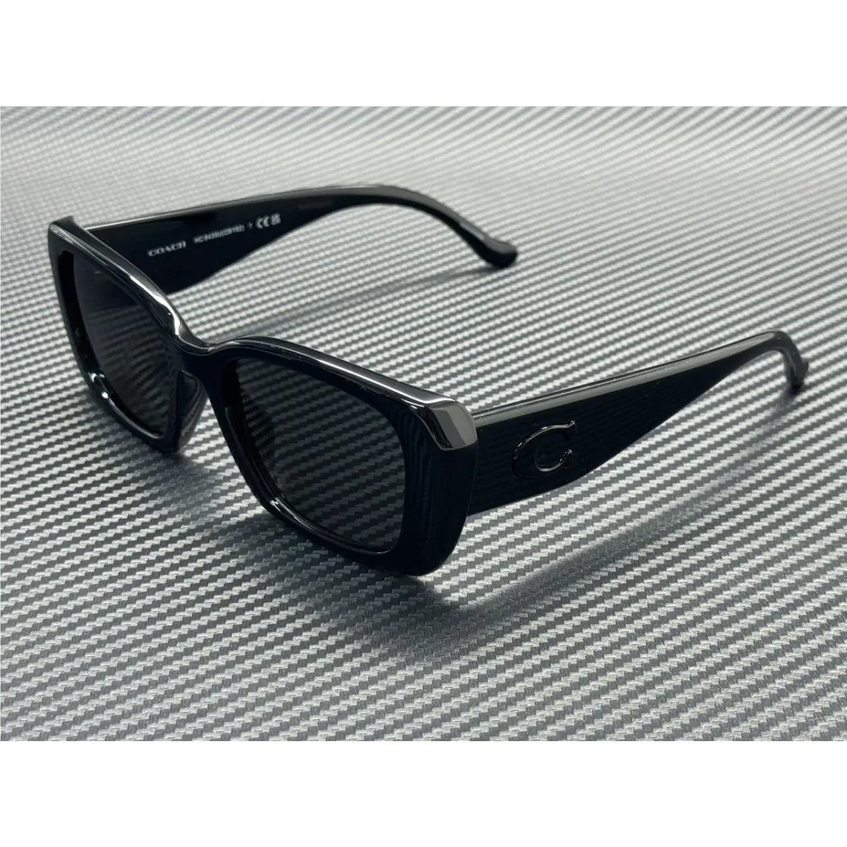 Coach HC8435U 500287 Black Grey Women`s 54 mm Sunglasses