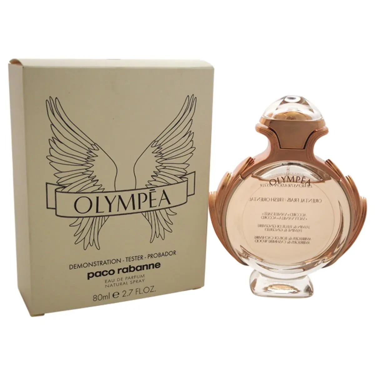 2 Pack Olympea by Paco Rabanne For Women - 2.7 oz Edp Spray Tester