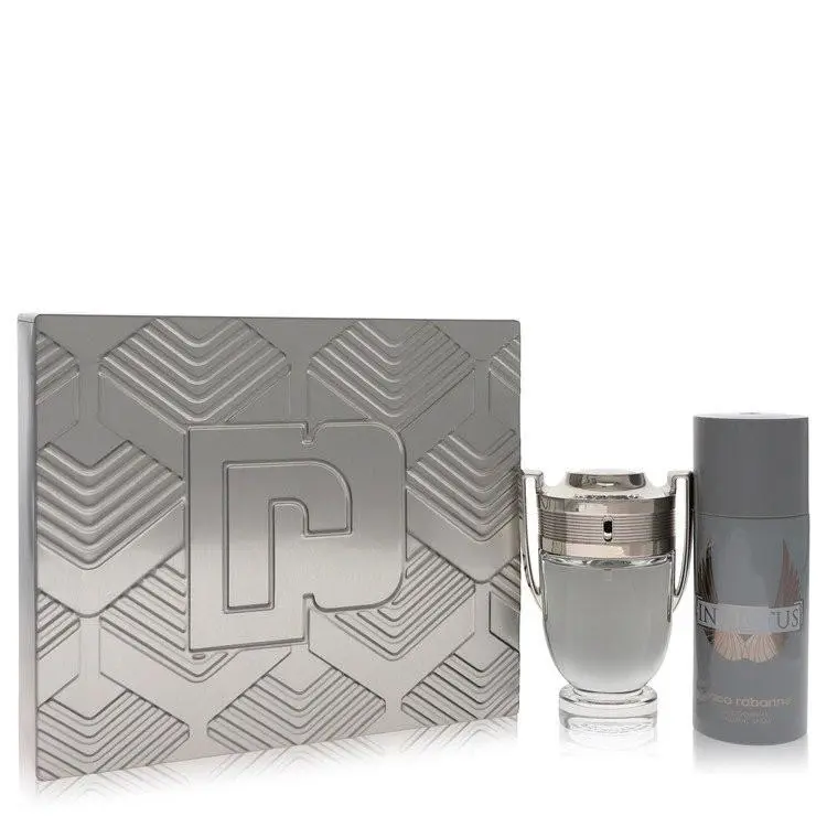 Invictus by Paco Rabanne Gift Set -- 3.4 oz Eau De Toilette Spray + 5.1 oz Deodo