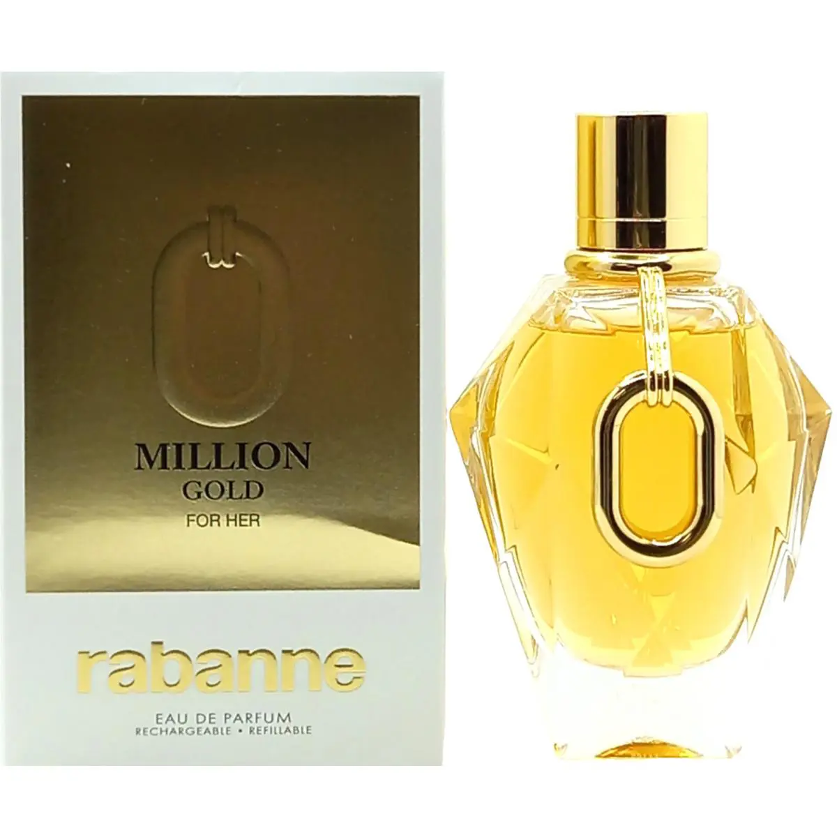 Paco Rabanne Million Gold For Her Eau DE Parfum Spray 3.0 Oz / 90 ml