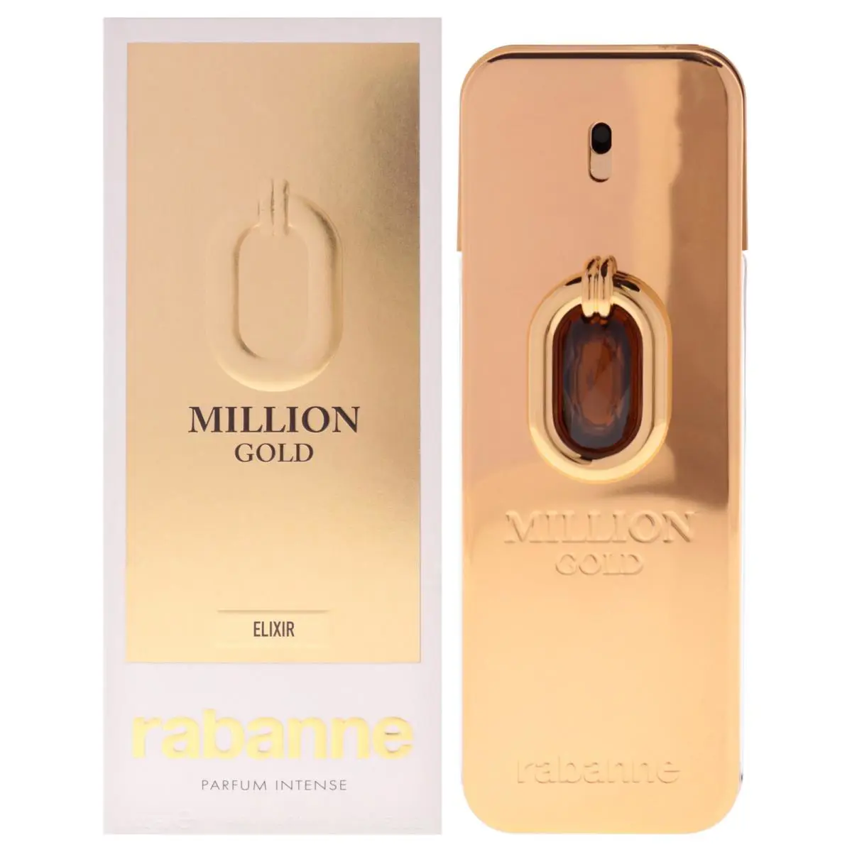 2 Pack Paco Rabanne 1 Million Gold Elixir Intense For Men - 3.4 oz Parfum Spray