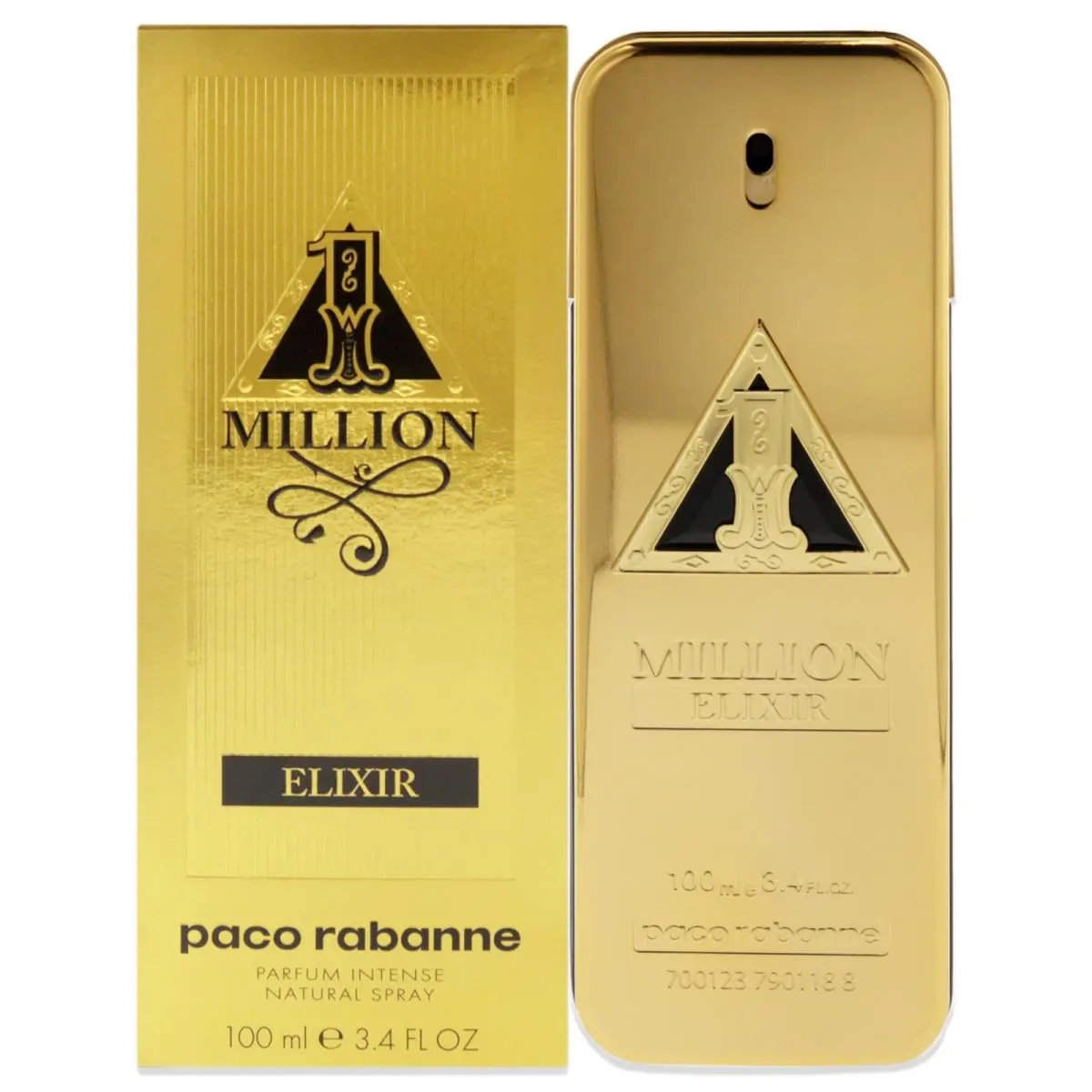2 Pack 1 Million Elixir by Paco Rabanne For Unisex - 3.4 oz Edp Spray