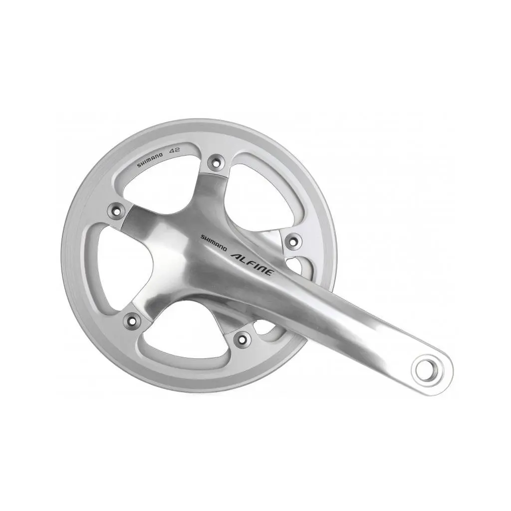 Shimano Alfine S501 8/9 Spd Crankset - Silver