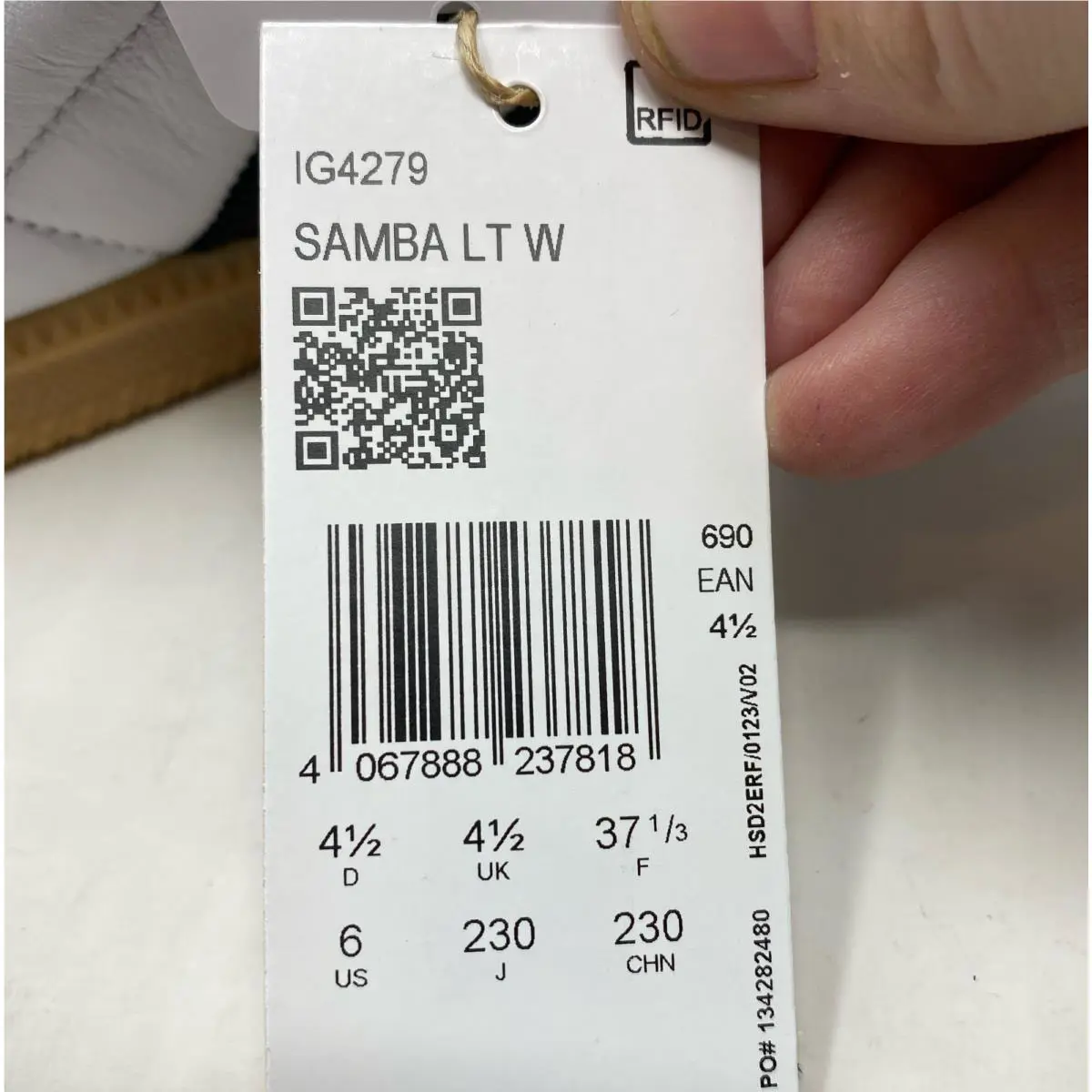 Adidas shoes - adidas Samba - Samba - IG4279 - White (UPC: 196477064932) 6