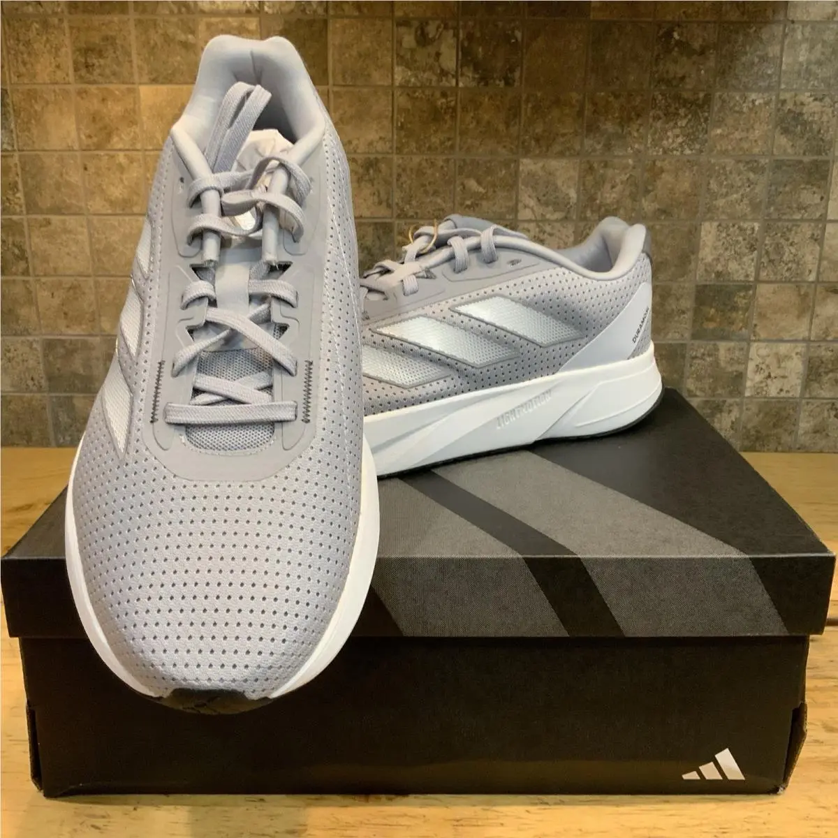 Duramo SL M Running Shoes IE9689 Gray White Men’s Size 9.5 by Adidas