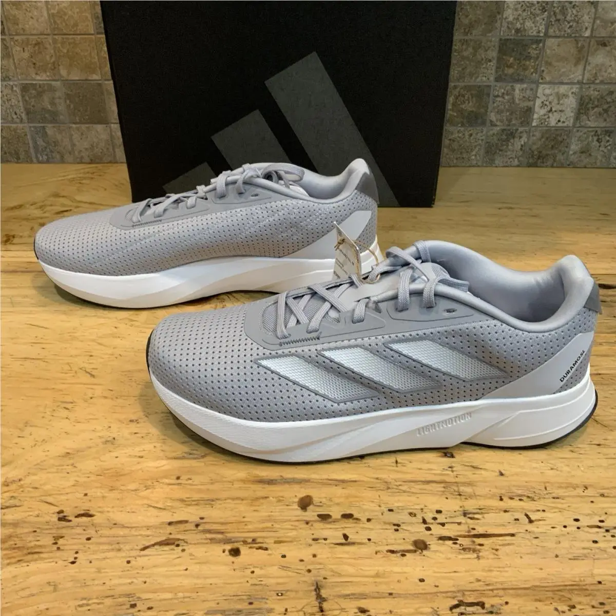 Adidas shoes - adidas Duramo SL - Duramo - IE9689 - Halo Silver / Cloud White / Grey Five 3