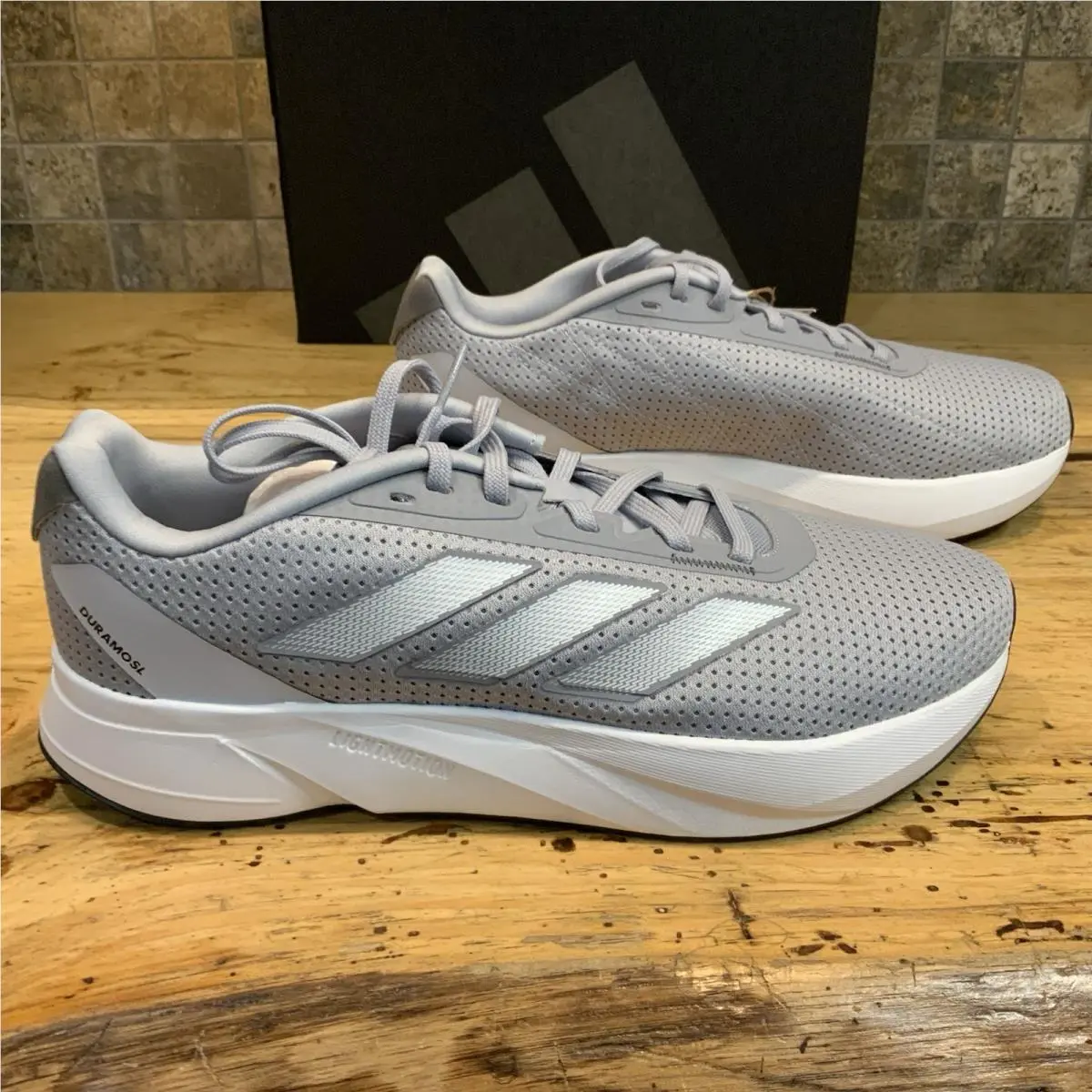 Adidas shoes - adidas Duramo SL - Duramo - IE9689 - Halo Silver / Cloud White / Grey Five 4