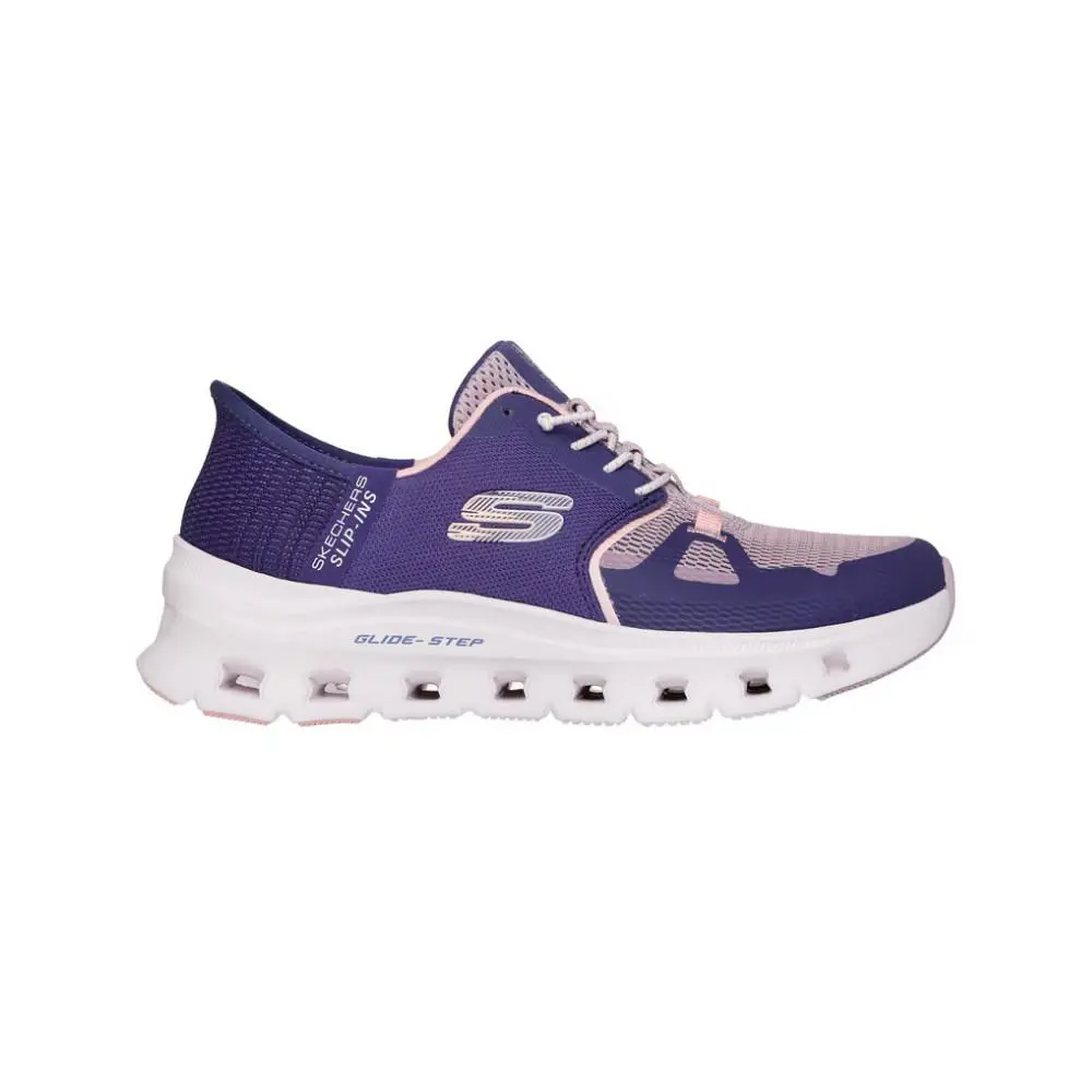 Skechers Women`s Hands Free Slip-ins Glide-step Pro Sneaker Purple - Purple