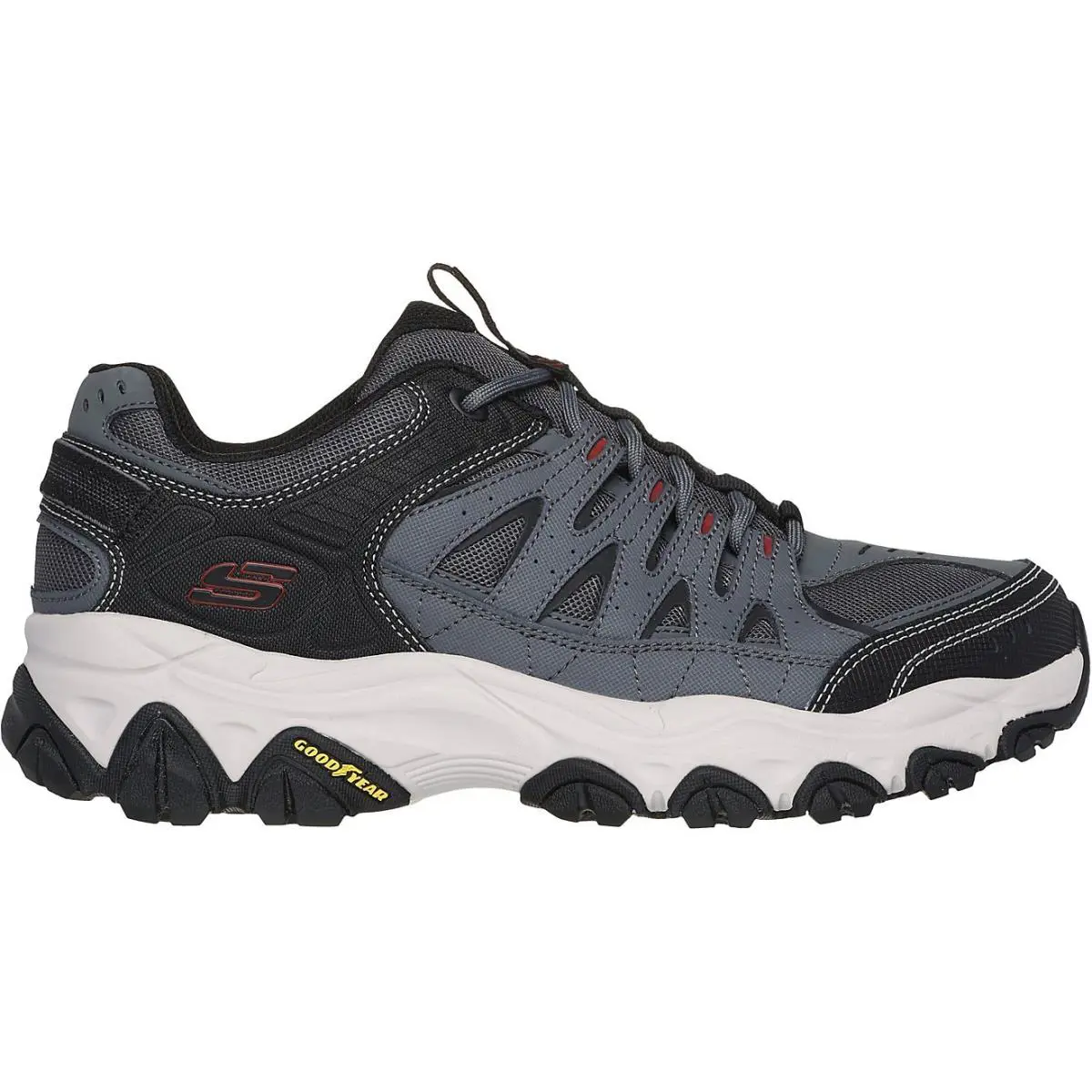 Men`s Skechers After Burn M Fit 2.0 Hiking Wide Width - Gray
