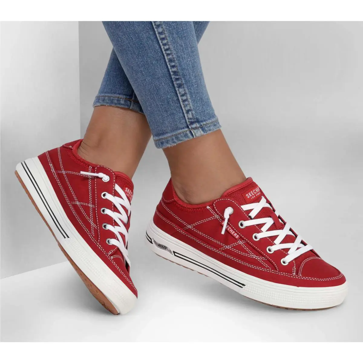 Skechers shoes - Skechers Arch Fit Arcata - Arch Fit Arcata - Red 3