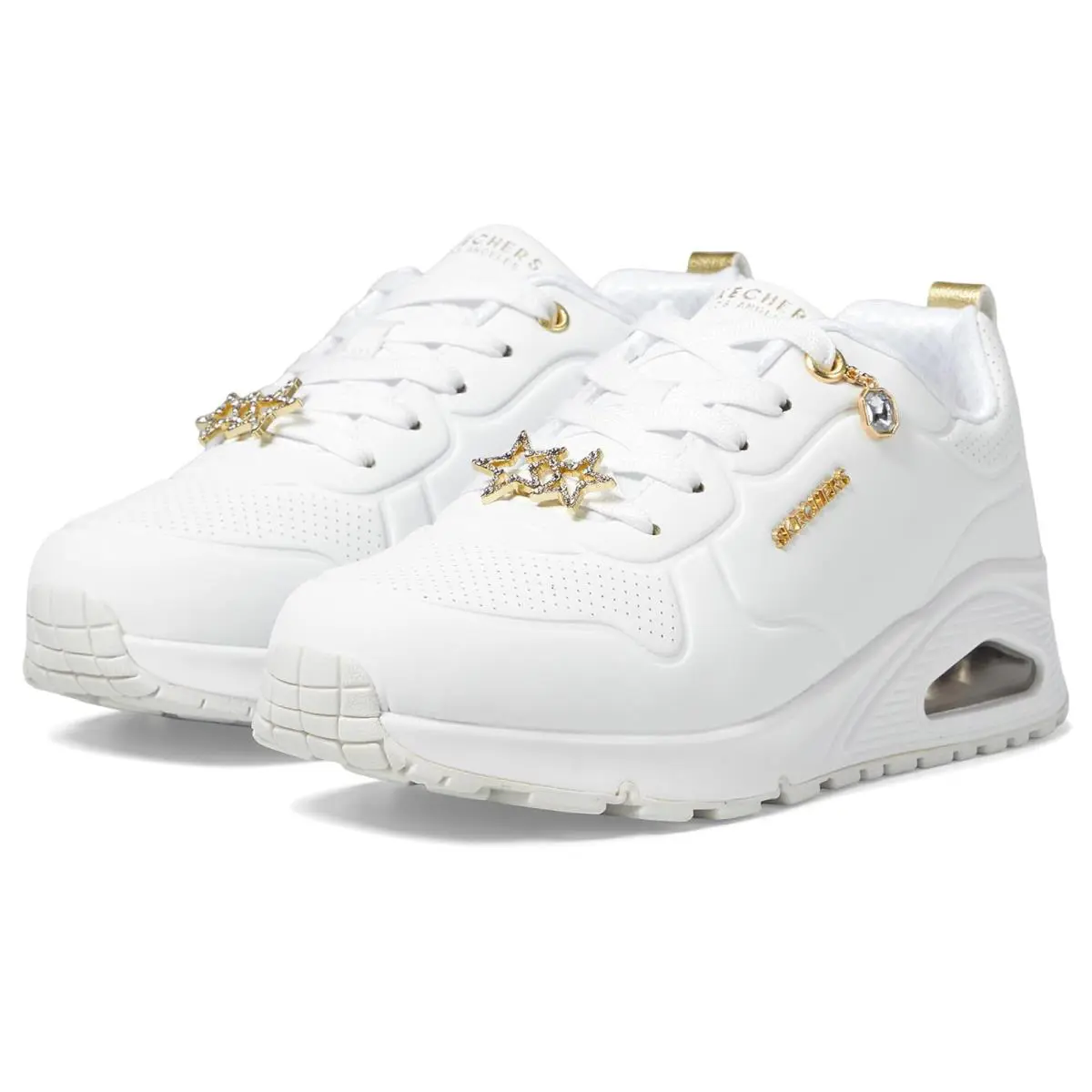 Skechers shoes - White/Gold 5