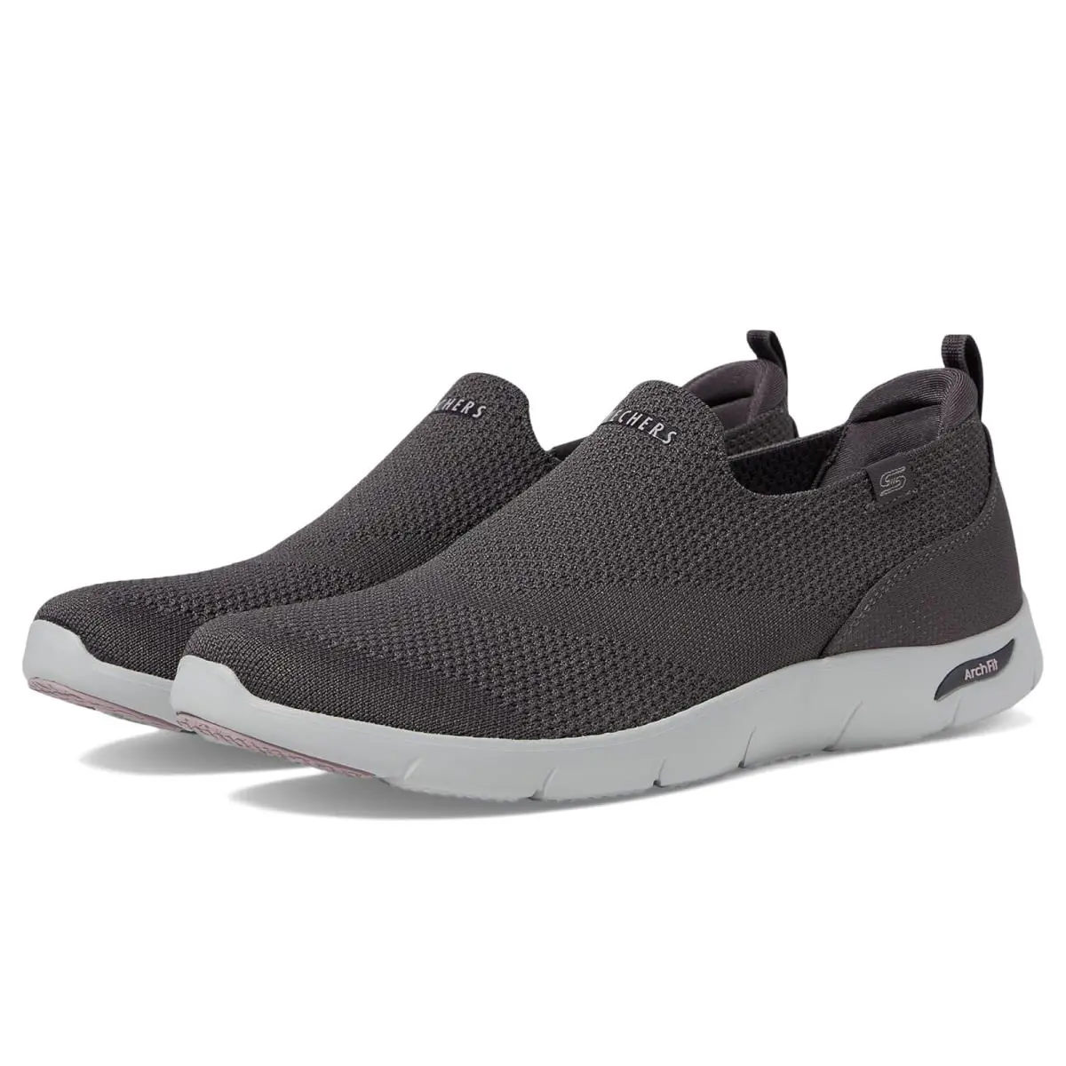 Woman`s Sneakers Athletic Shoes Skechers Arch Fit Refine - Iris - Charcoal