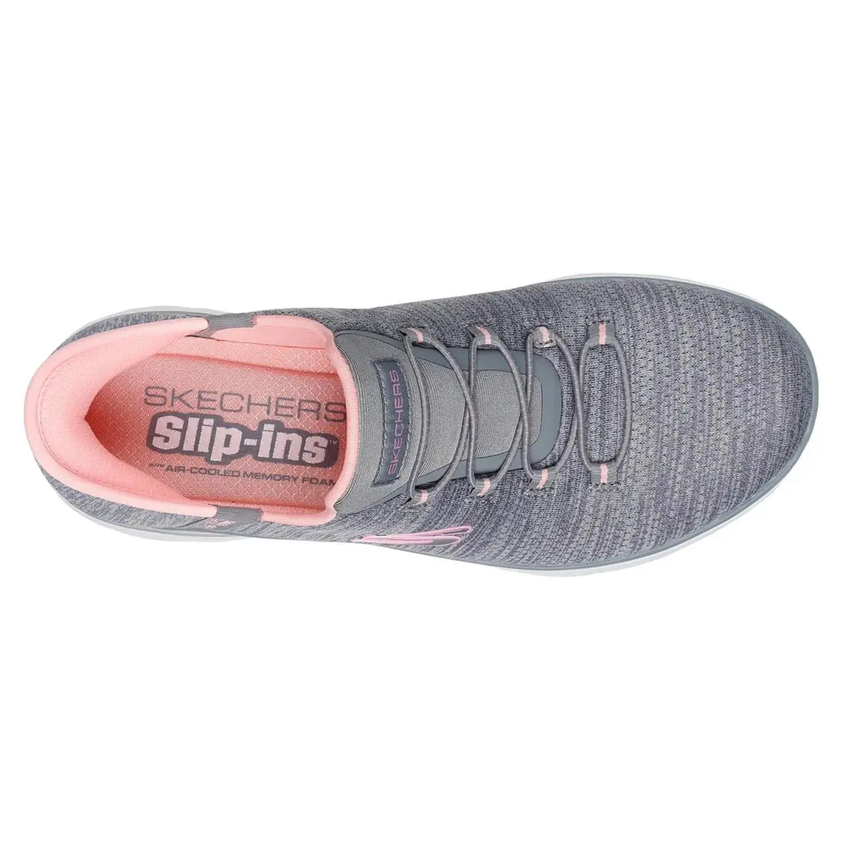 Skechers shoes - Grey/Coral 3