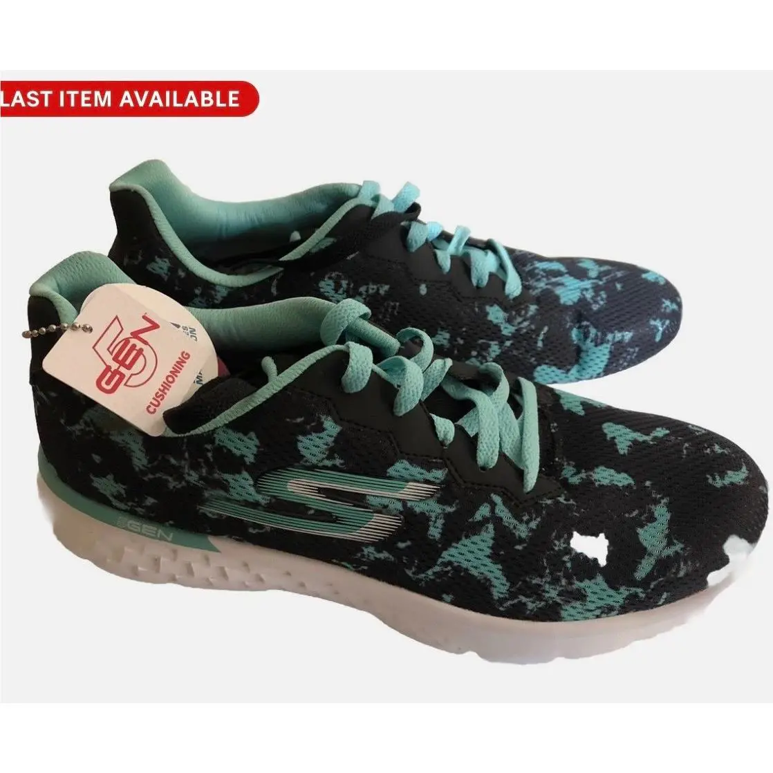 Skechers shoes - Skechers Go Run - Run - Aqua /Black 3