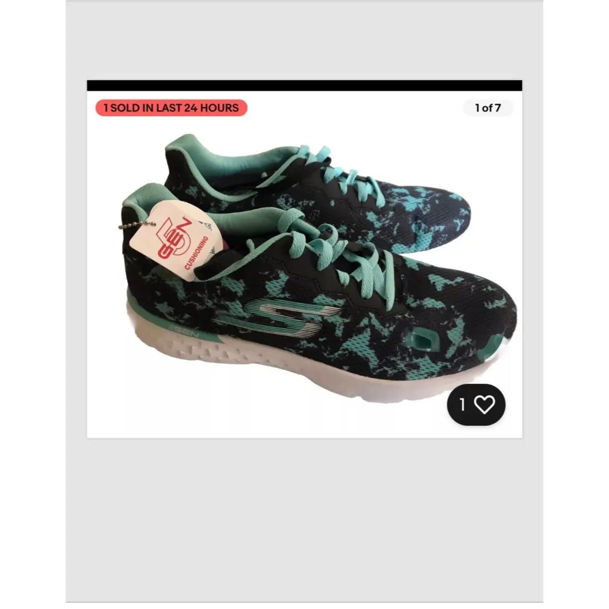Skechers shoes - Skechers Go Run - Run - Aqua /Black 7