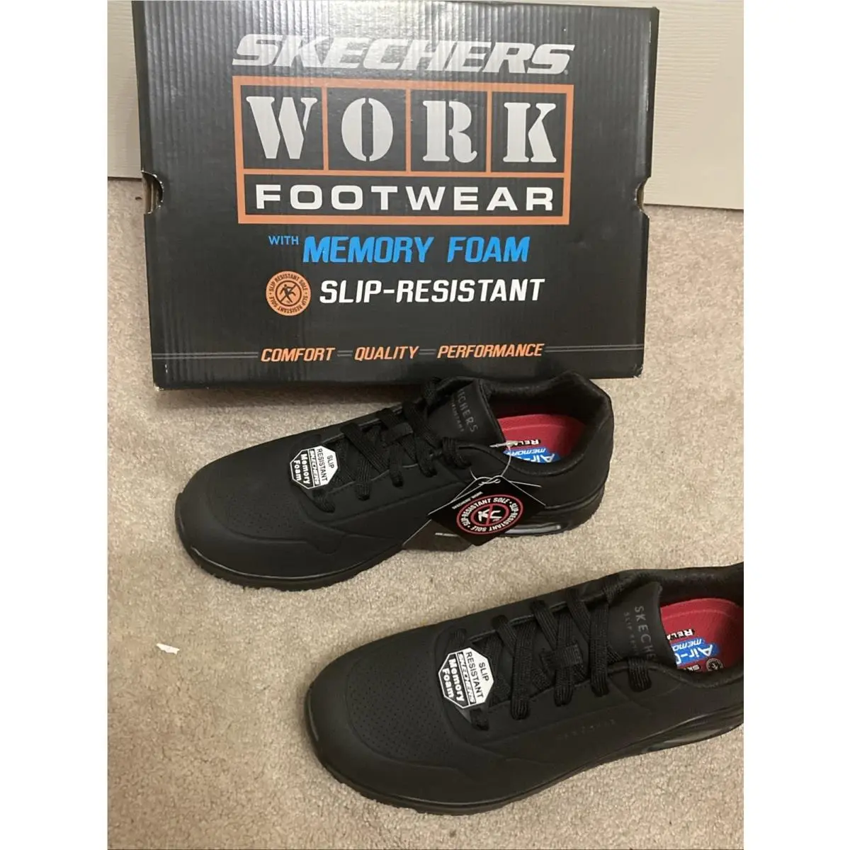 Skechers shoes - Uno SR-Sutal - Uno - 200054 - Black 4