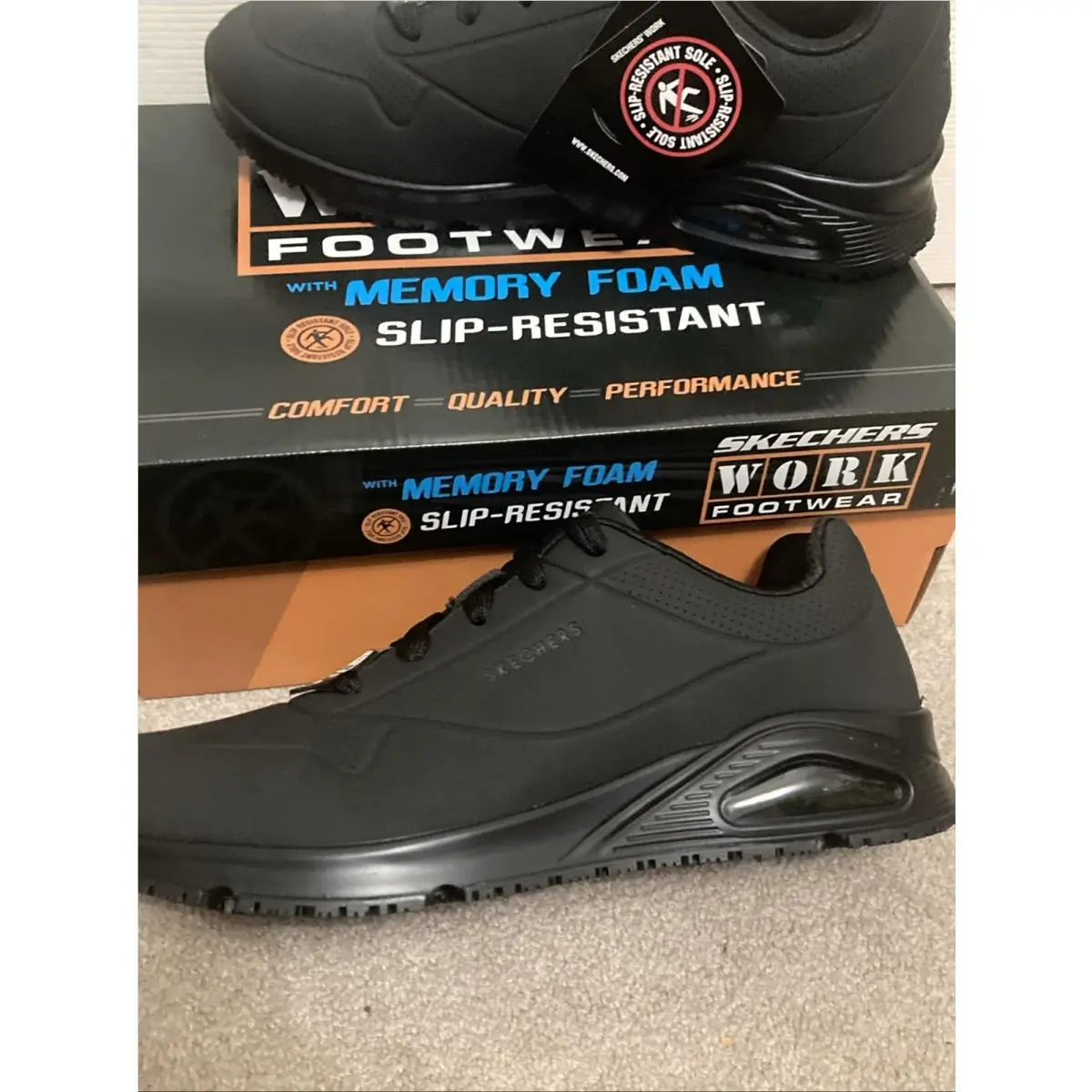 Skechers shoes - Uno SR-Sutal - Uno - 200054 - Black 6