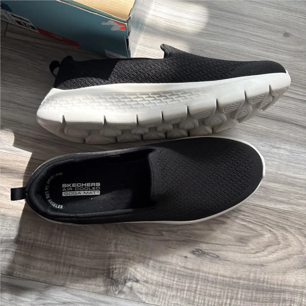 Skechers shoes - SKECHERS GO WALK FLEX - WALK FLEX - 124819w/bkw - Black, Manufacturer: Black (UPC: 0197627784472) 8