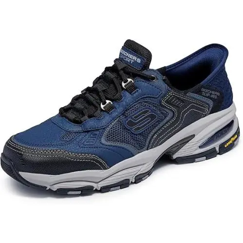 Man Skechers Vigor 3.0 Drafting Hands Free Slip-ins 10.5 M Navy Black - Navy/Black