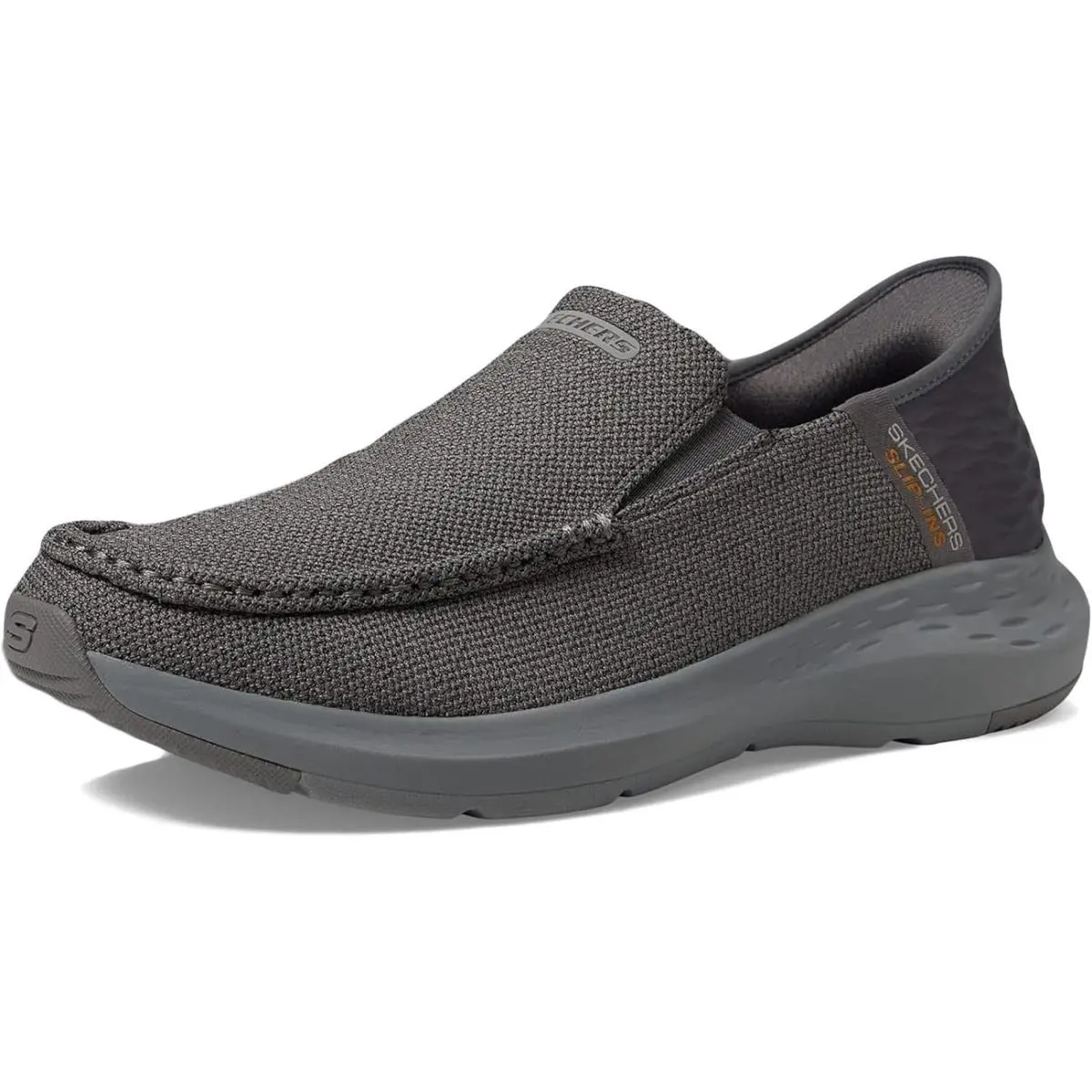 Skechers Parson Ralven RF Slip Ins Slip On Shoes Gray Memory Foam Size 12 Wide - Gray