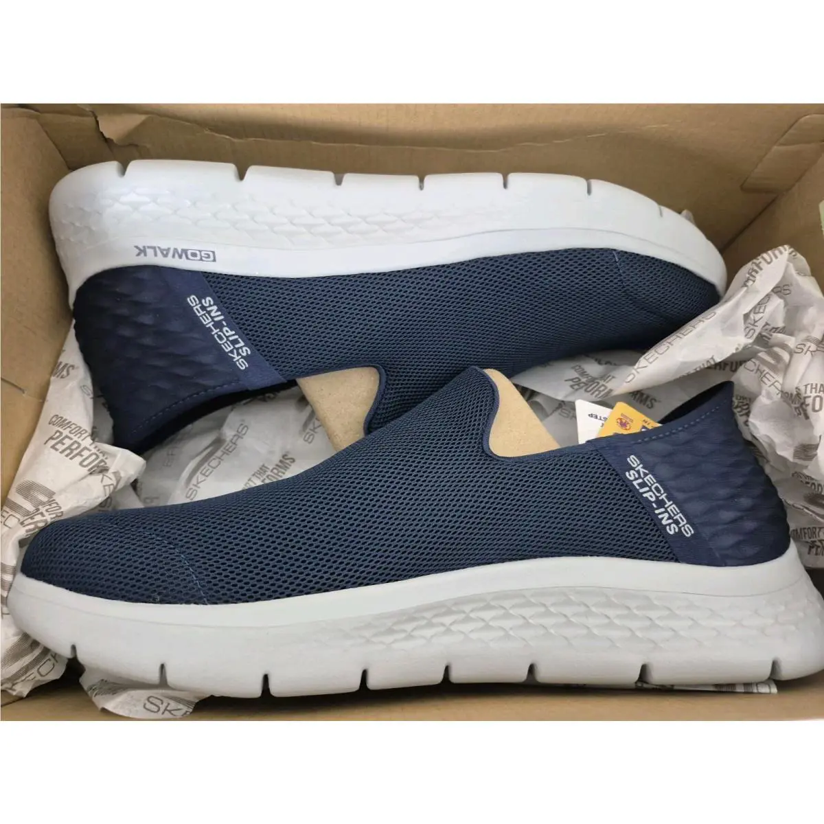 Skechers shoes - Slip-ins: GO WALK Flex - No Hands - 216491WW/NVY - Navy 0
