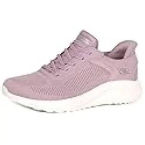 Skechers Women`s Hands Free Slip-ins: Bobs Sport Squad Chaos-current Muse Sneake - LAVENDER