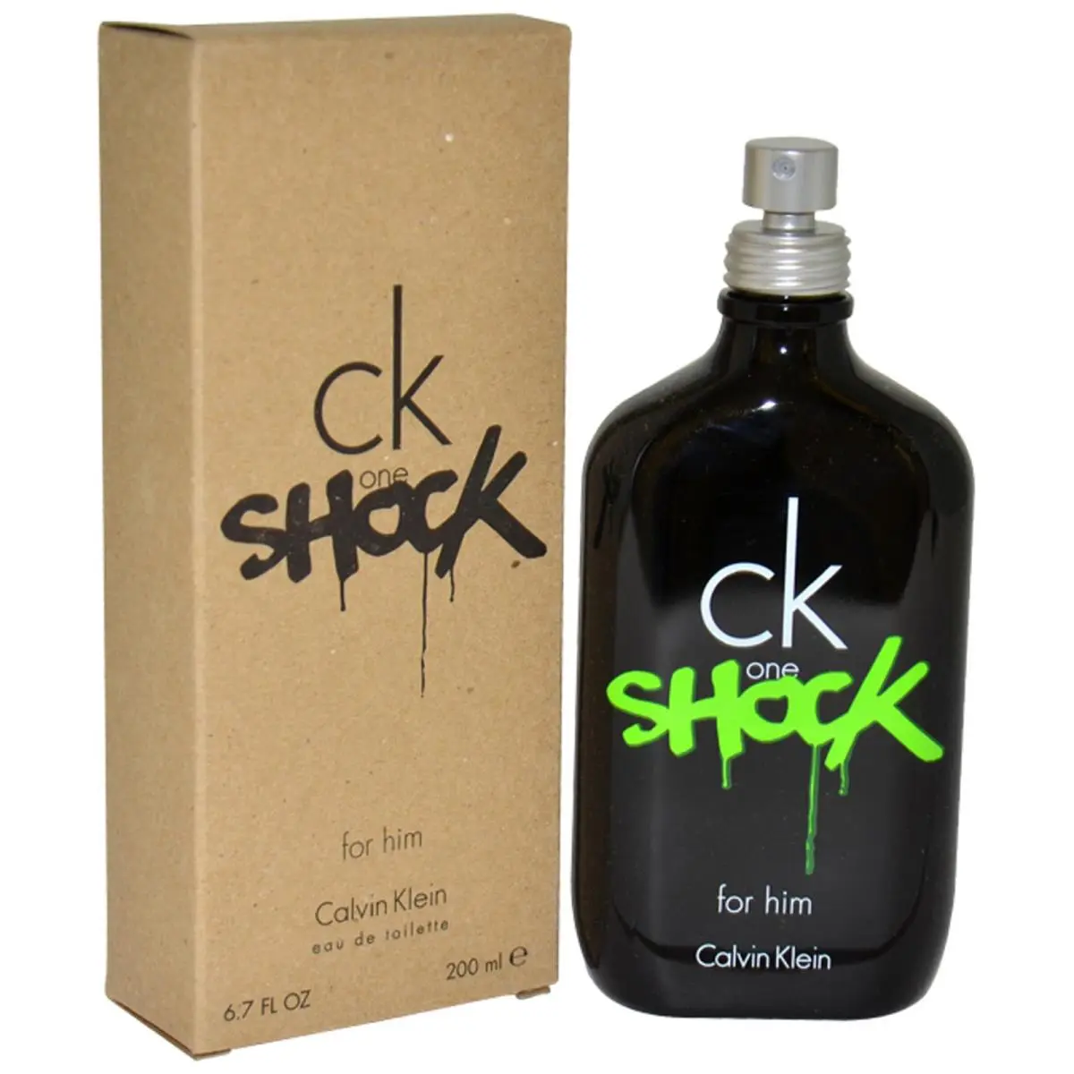 3 Pack CK One Shock For Him by Calvin Klein For Men - 6.7 oz Edt Spray Tester