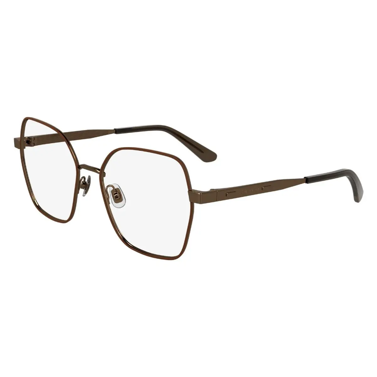 CK24112 783 Brown Eyeglasses Frames 55mm Women`s by Calvin Klein