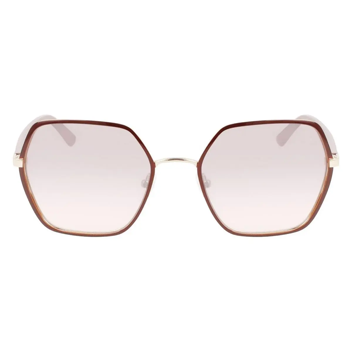 CK21131S Sunglasses Women Sand Geometric 56mm by Calvin Klein