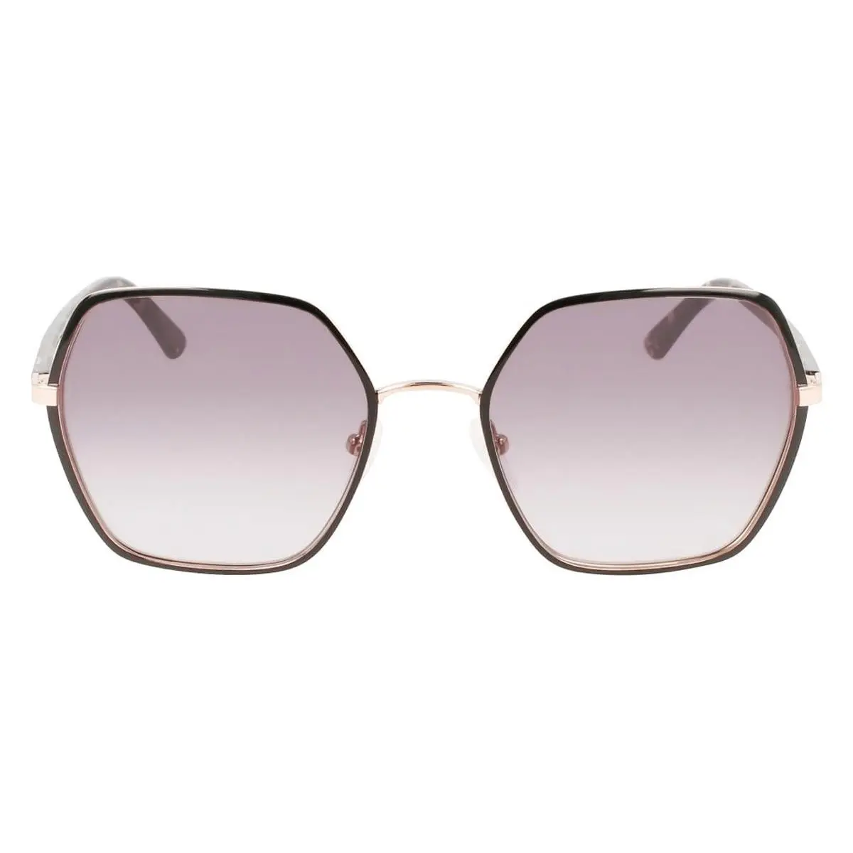 CK21131S Sunglasses Women Black Geometric 56mm by Calvin Klein