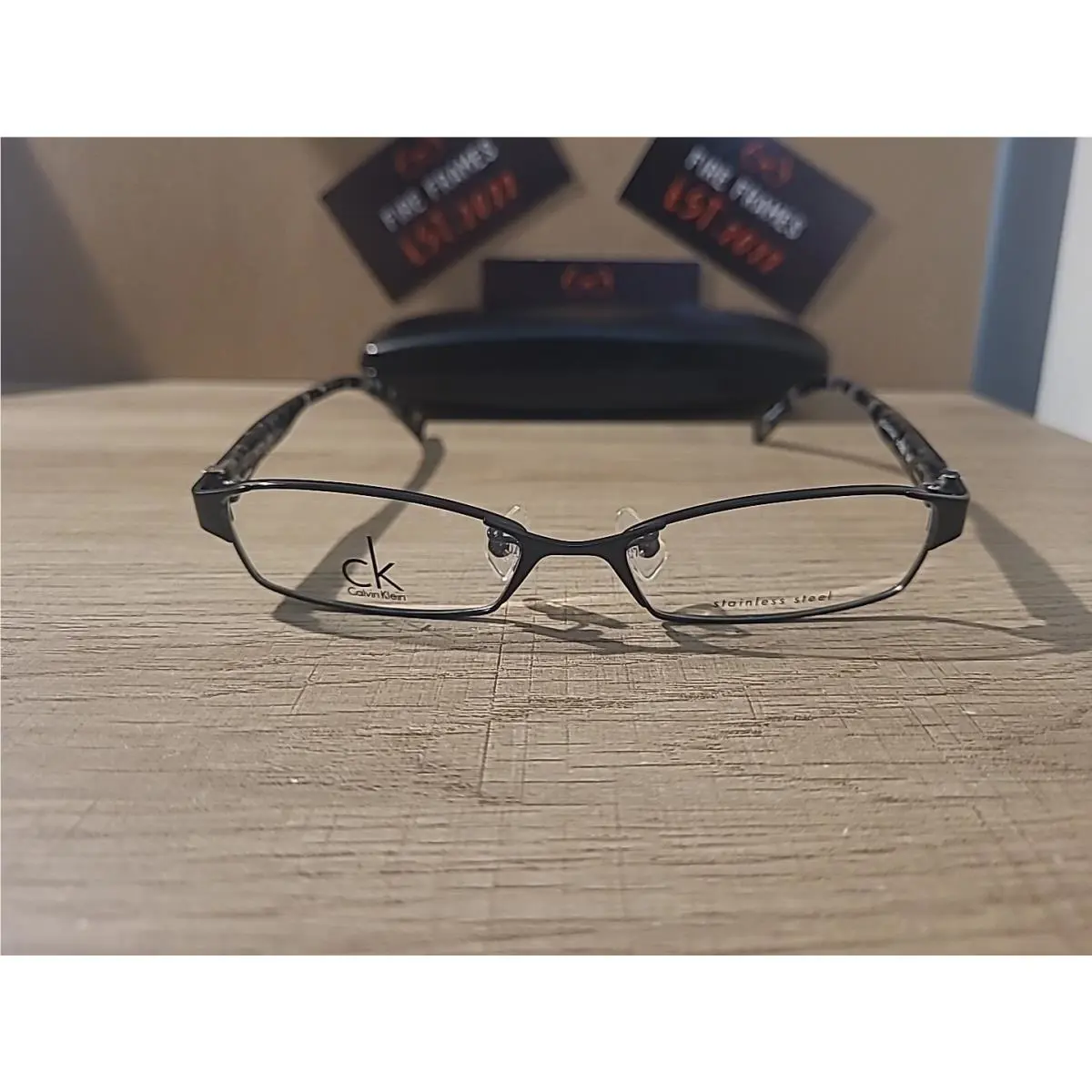 Calvin Klein CK 5260 001 Black Eyeglasses Frames 50-15-135 Rectangular Glasses