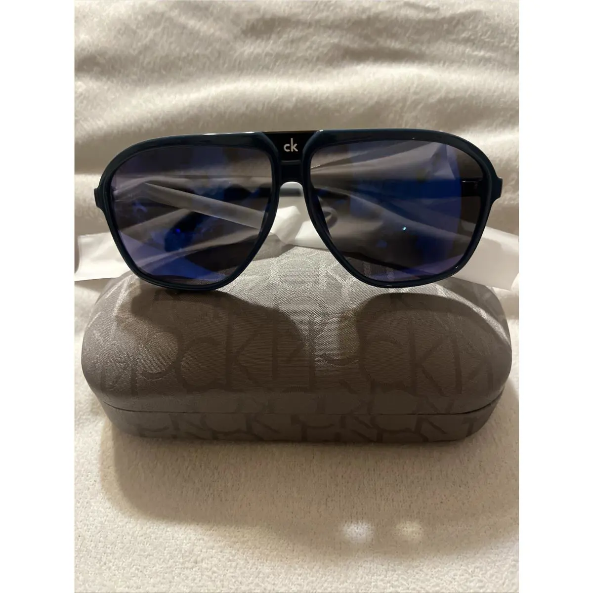 Calvin Klein Sunglasses Trendy Blue Full Frame CK 3137
