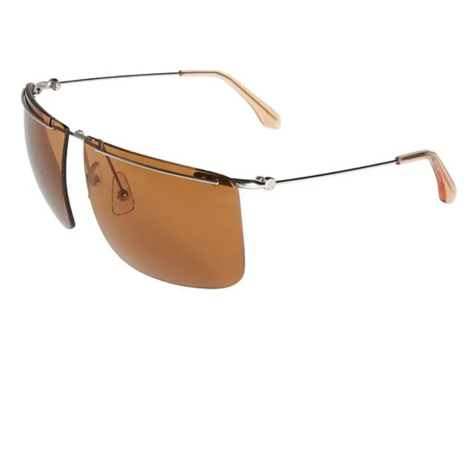 Calvin Klein Sunglasses Orange Amber Military Aviator Collection CK 2133S