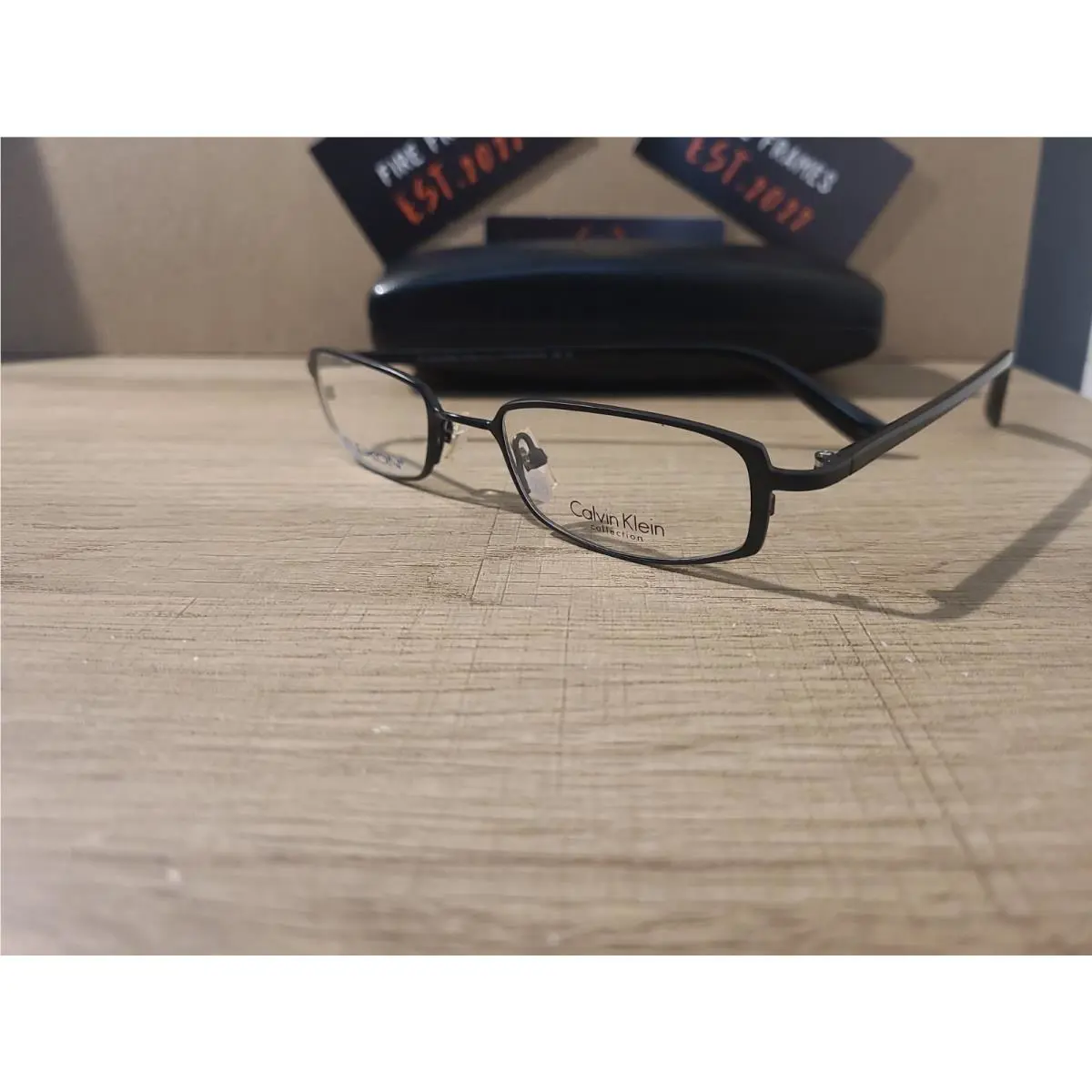 Calvin Klein Collection with Flexon 469 590 Black Eyeglasses Frames 49-20-140