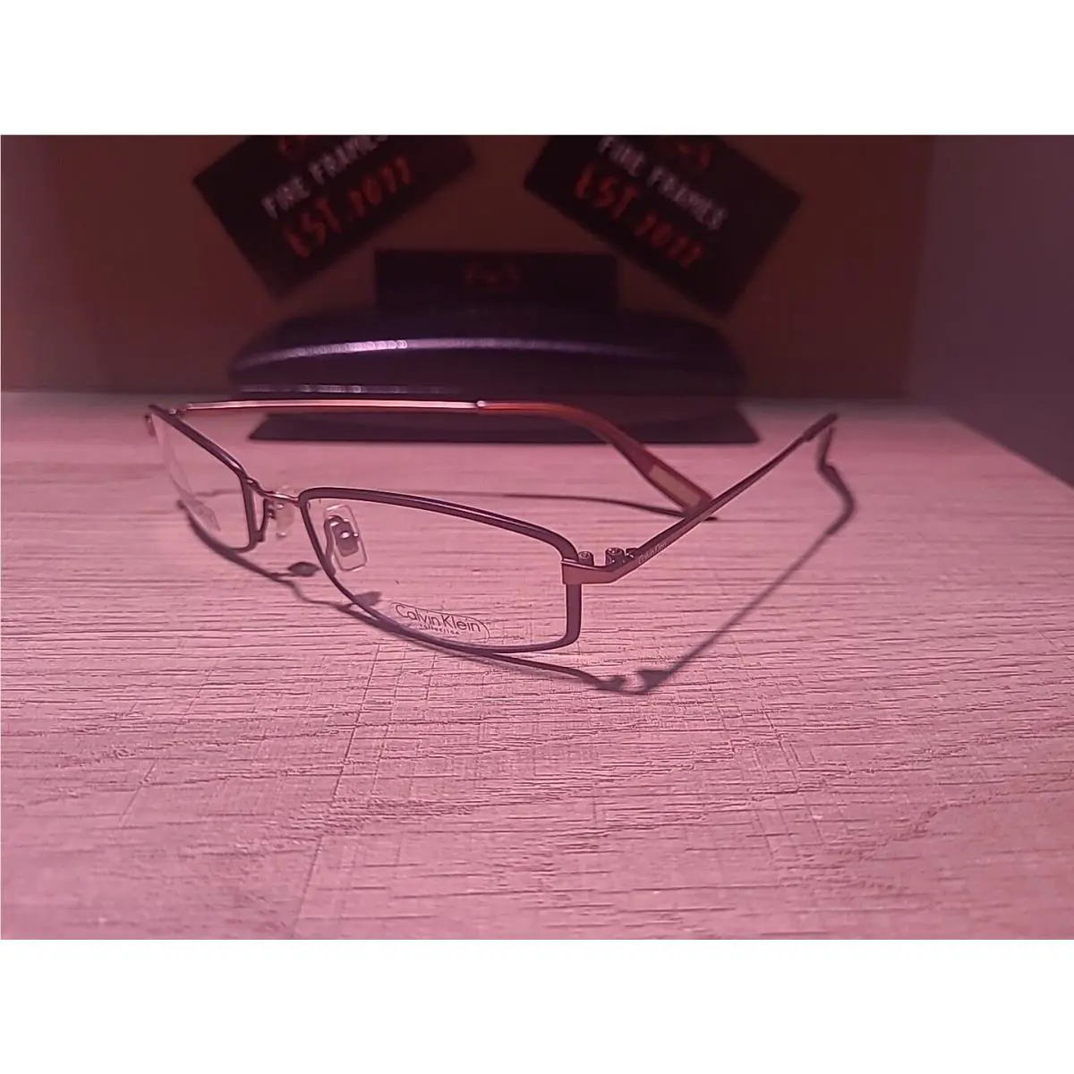Calvin Klein Collection with Flexon 944 571 Bronze Eyeglasses Frames 53-19-140