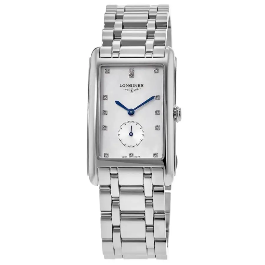 Longines Dolcevita Quartz Diamond Dial Steel Women`s Watch L5.755.4.87.6