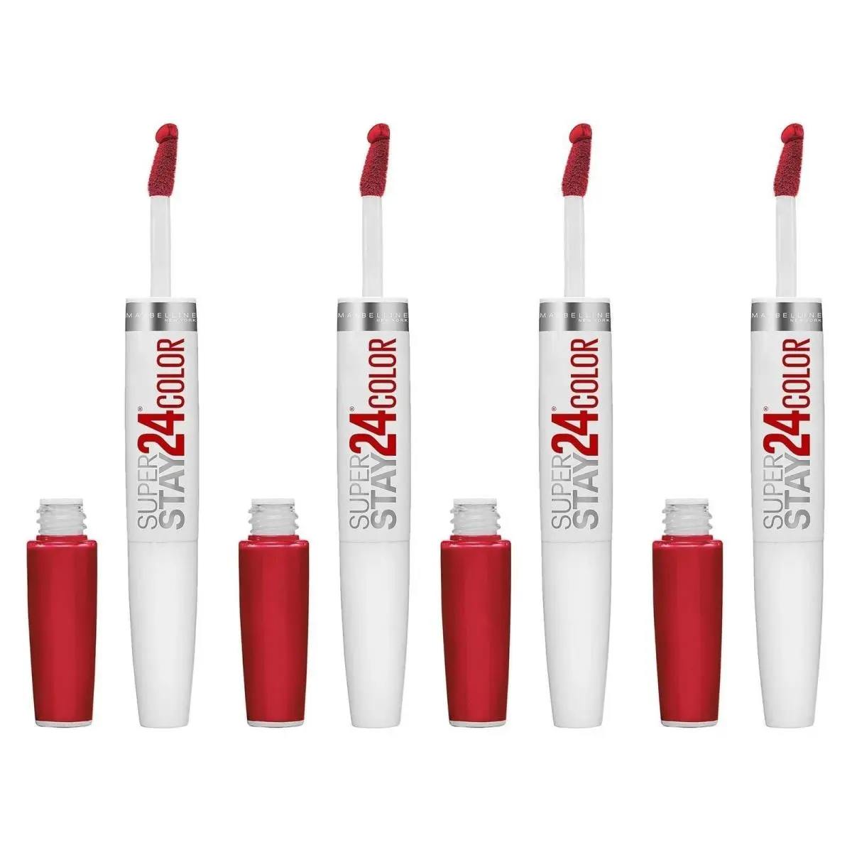 Superstay 24 2-Step Liquid Lipstick Optic Ruby 4 Pack by Maybelline