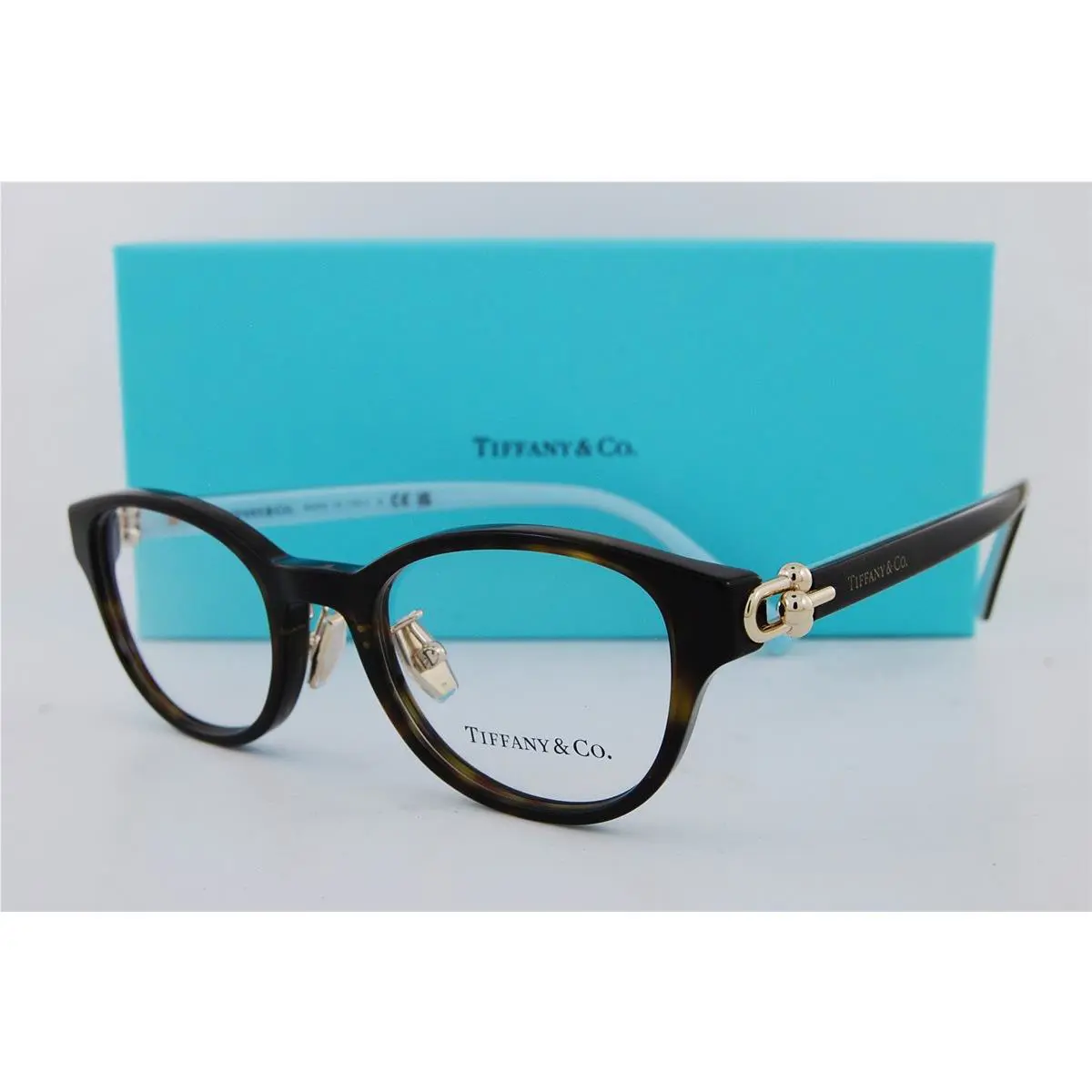Tiffany Co. Eyeglass Frames TF 2273D 8015 Havana Size 48 For Women