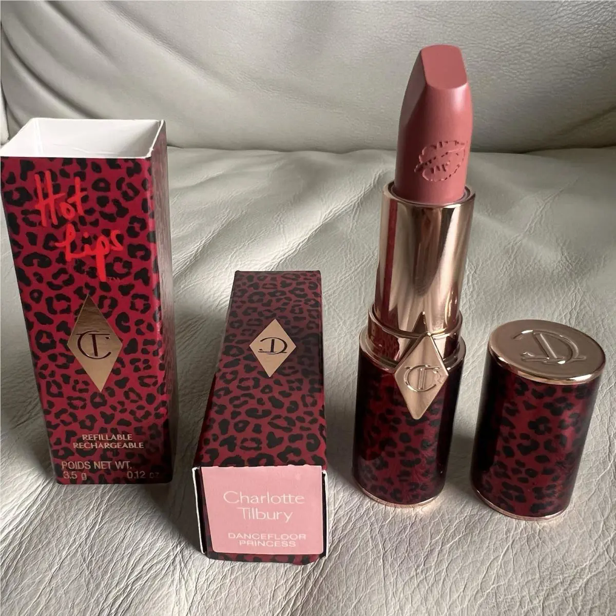 Charlotte Tilbury Hot Lips Refillable Rechargeable Dancefloor Princess Lipstick