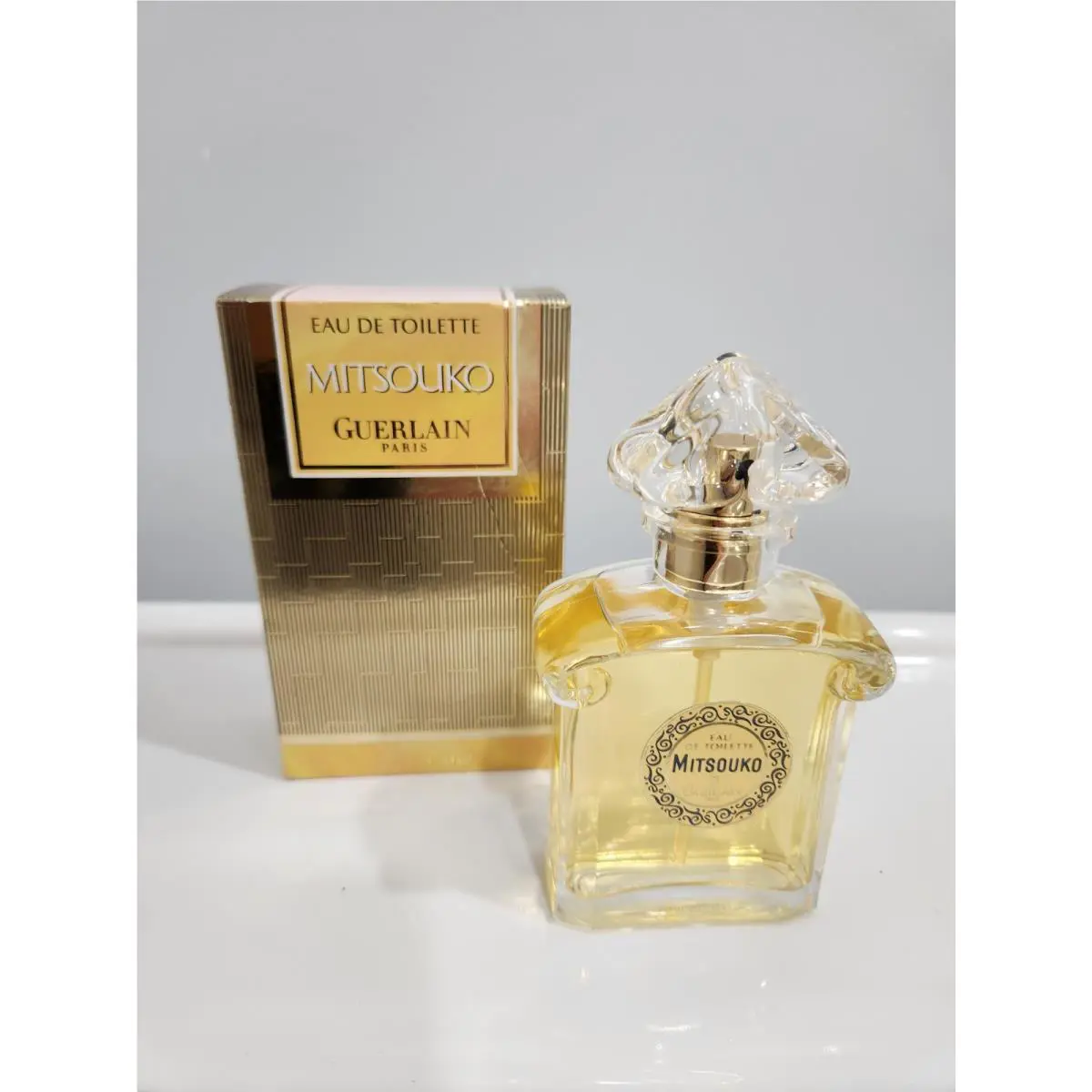 Vintage Guerlain Mitsouko Eau DE Toilette Spray Womens Perfume 1.7 OZ W/ Box