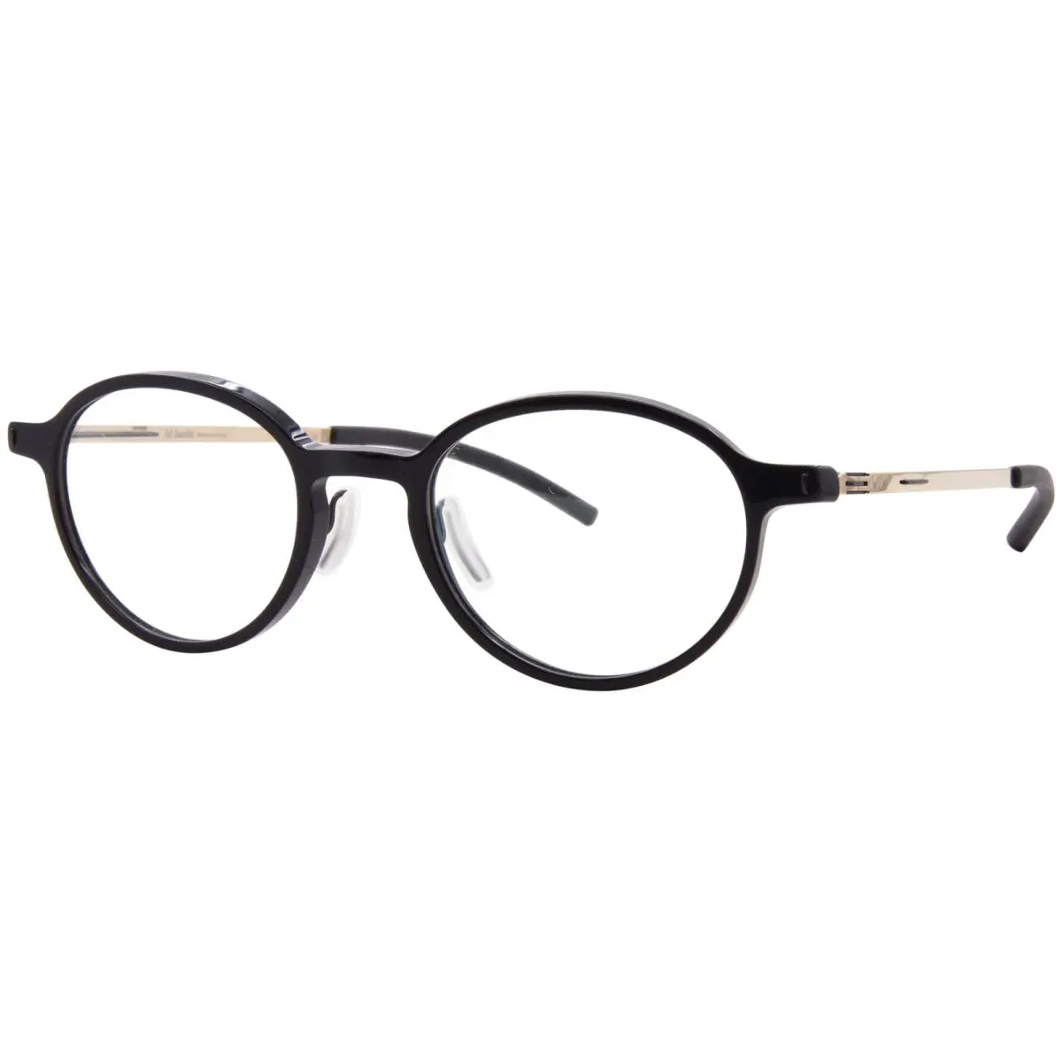 Ic Berlin Zhen Eyeglasses Black Full Rim Oval Shape 47mm