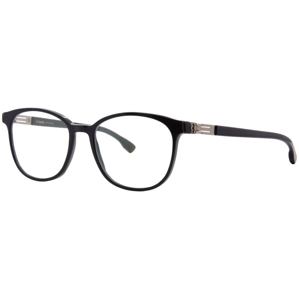 Ic Berlin Ratio Eyeglasses Women`s Black Full Rim Square Shape 52mm - Frame: Black